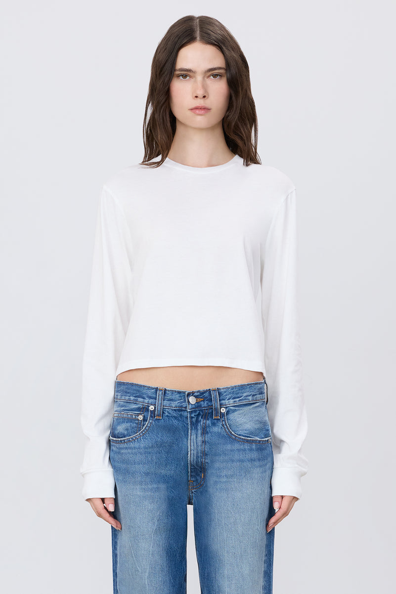 LONG SLEEVE BOXY TEE - ÉTERNE