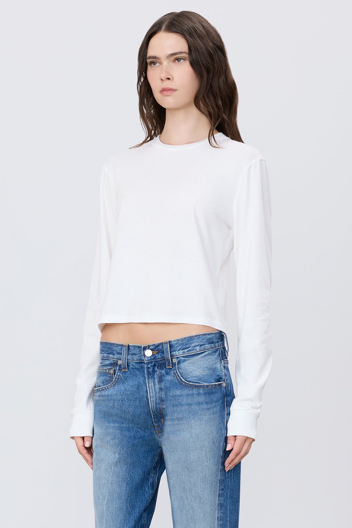 LONG SLEEVE BOXY TEE - ÉTERNE