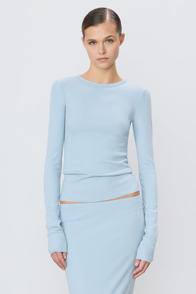 LONG SLEEVE FITTED TOP - ÉTERNE