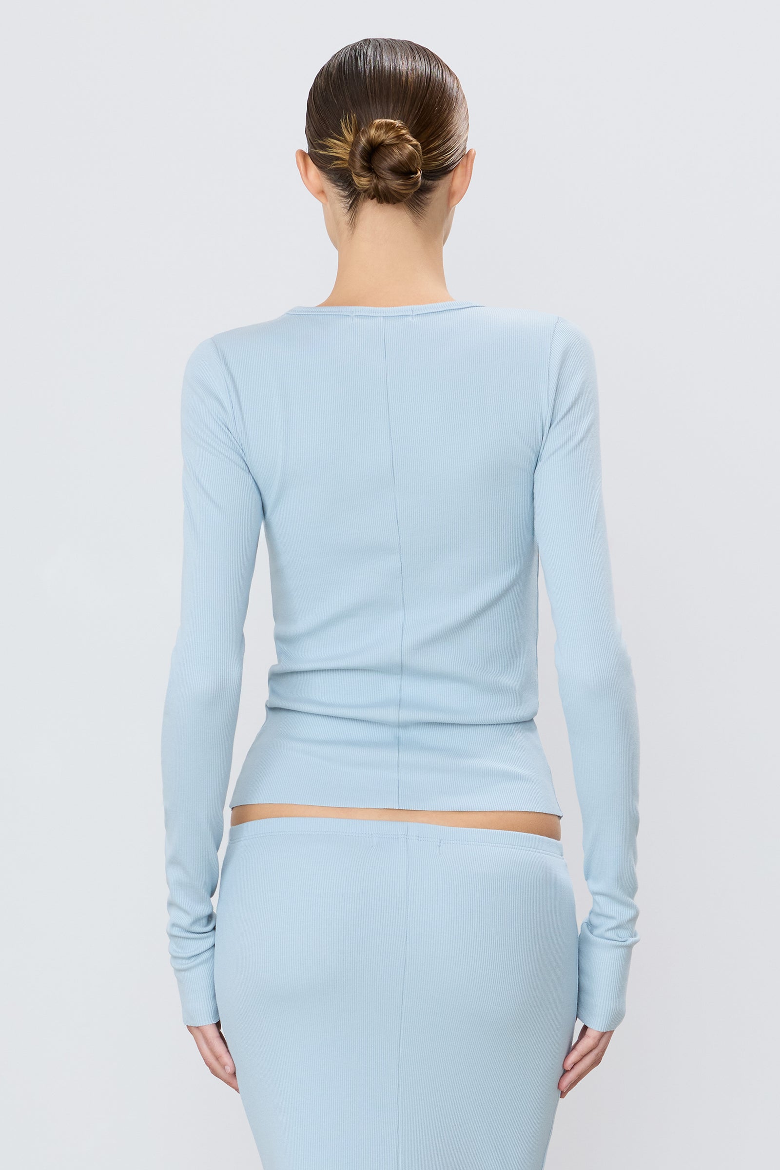LONG SLEEVE FITTED TOP - ÉTERNE