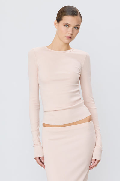 LONG SLEEVE FITTED TOP - ÉTERNE