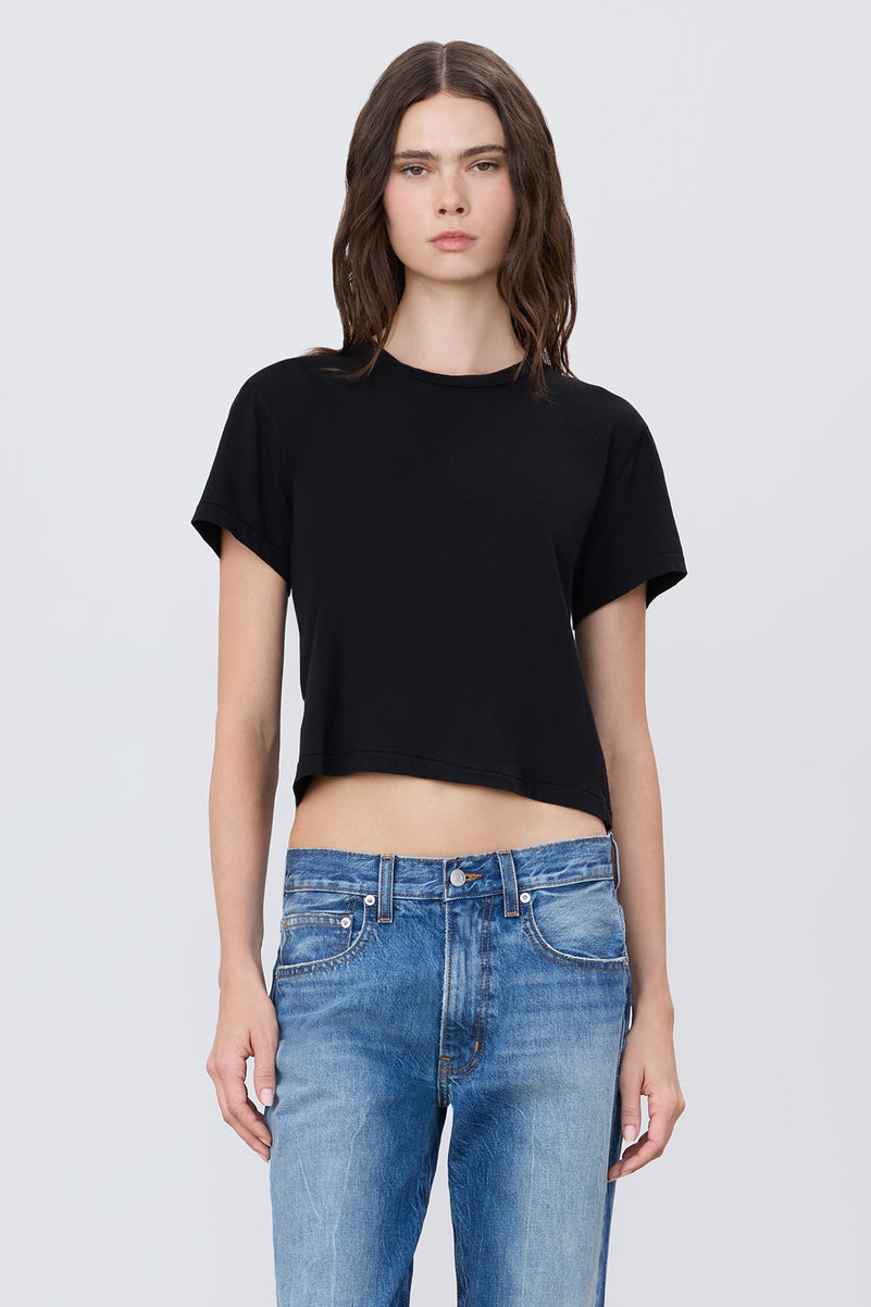SHORT SLEEVE BOXY TEE - ÉTERNE