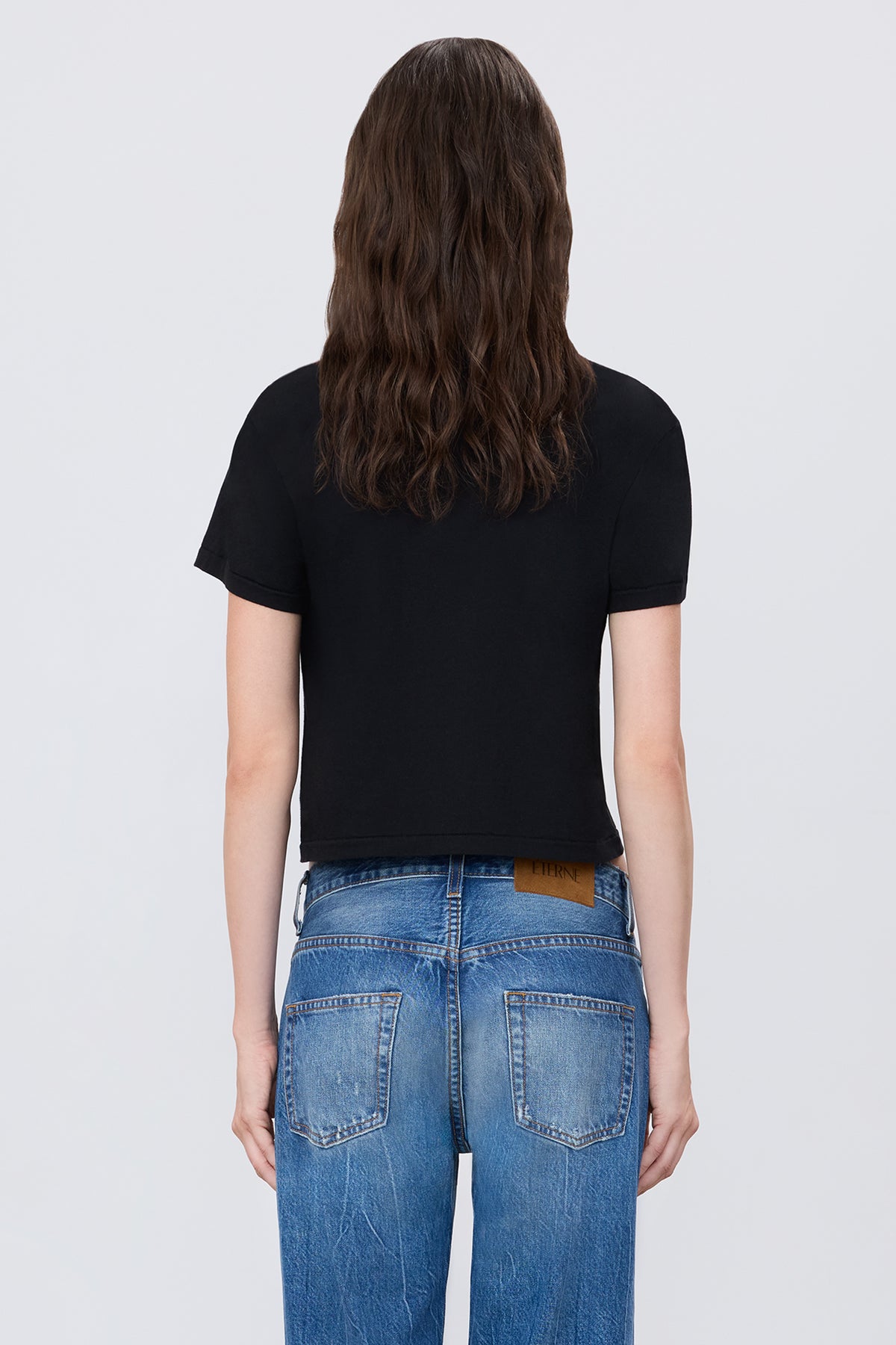 SHORT SLEEVE BOXY TEE - ÉTERNE