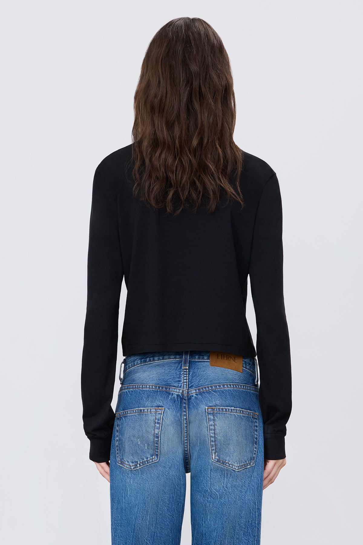 LONG SLEEVE BOXY TEE - ÉTERNE