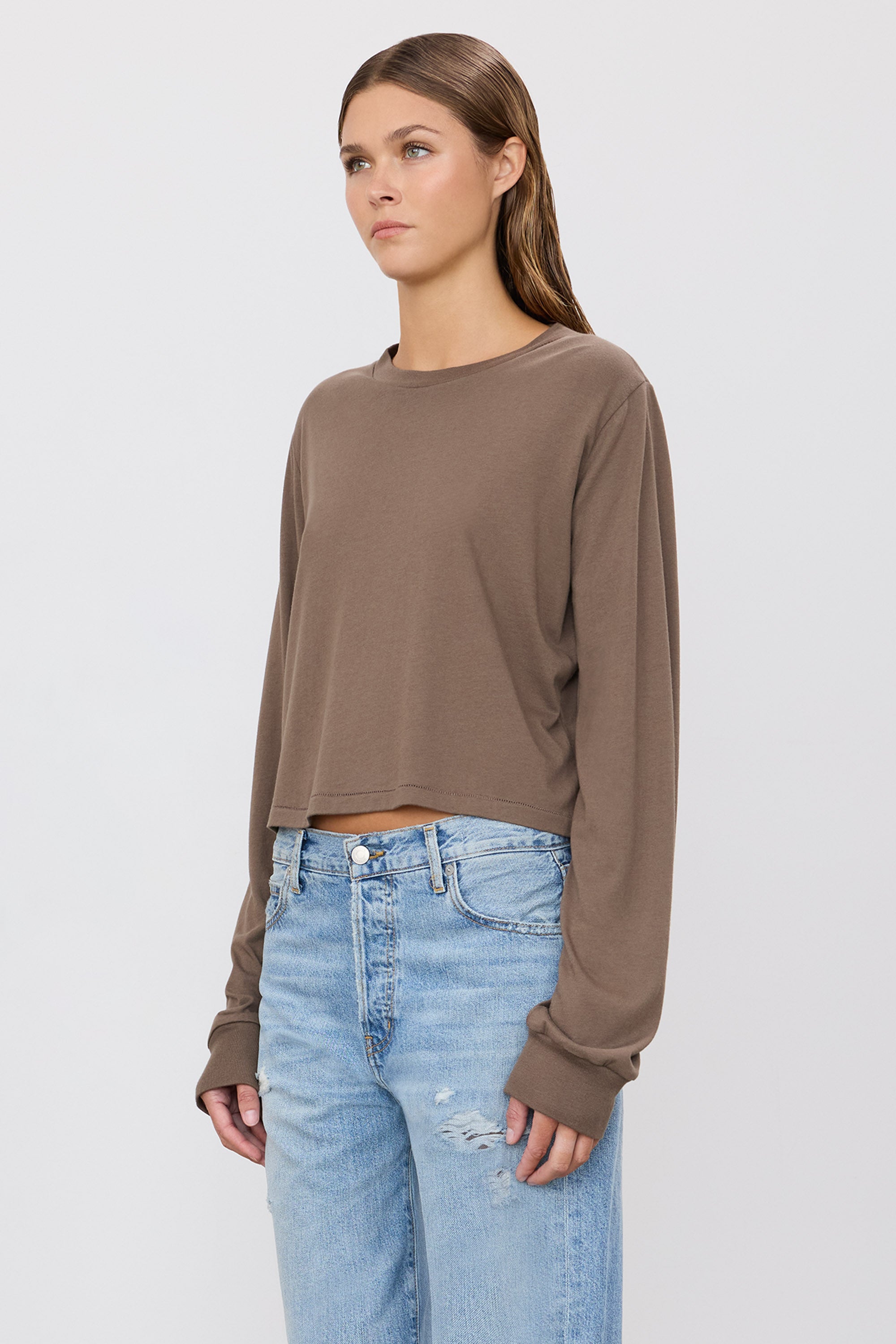 LONG SLEEVE BOXY TEE