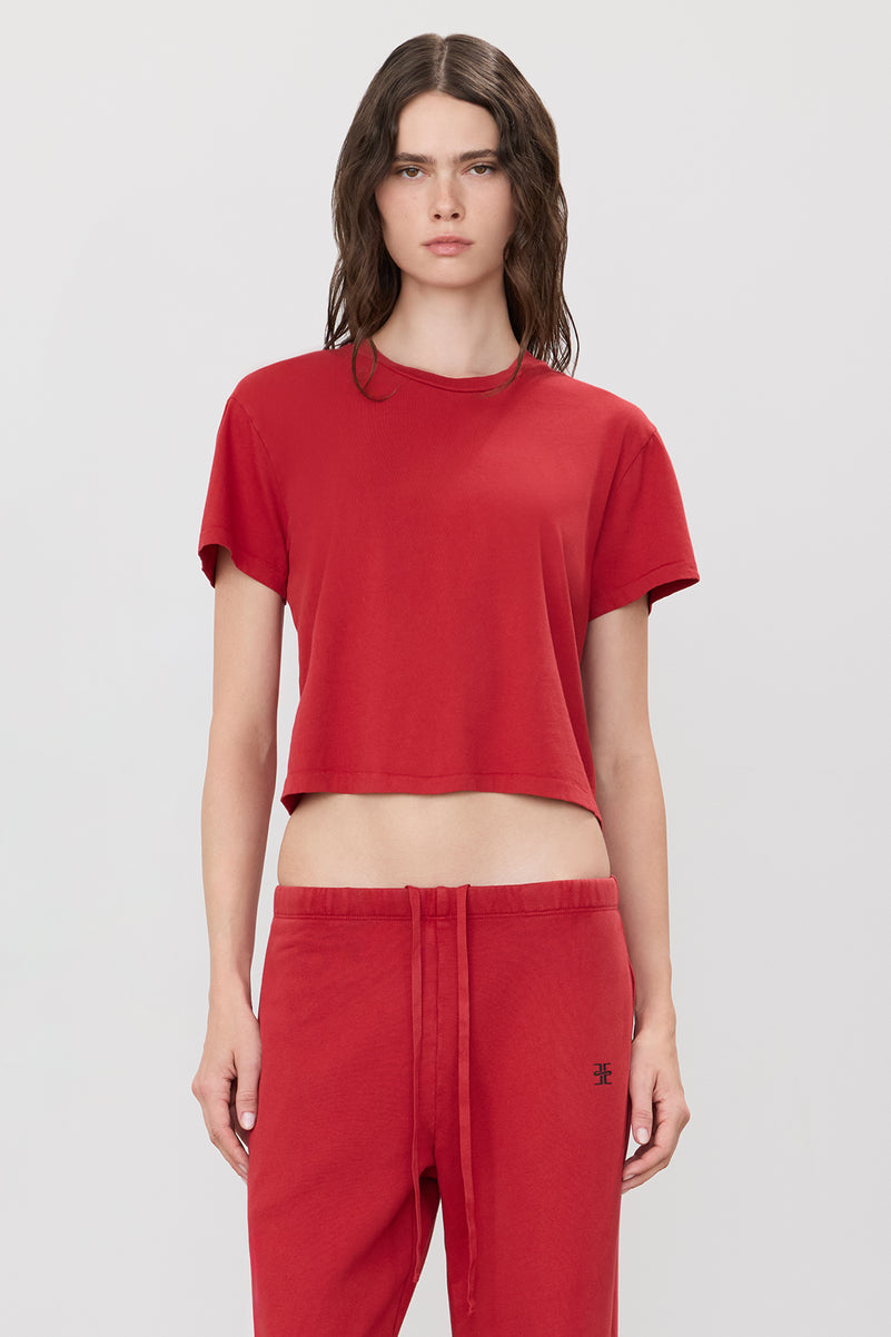 SHORT SLEEVE BOXY TEE - ÉTERNE