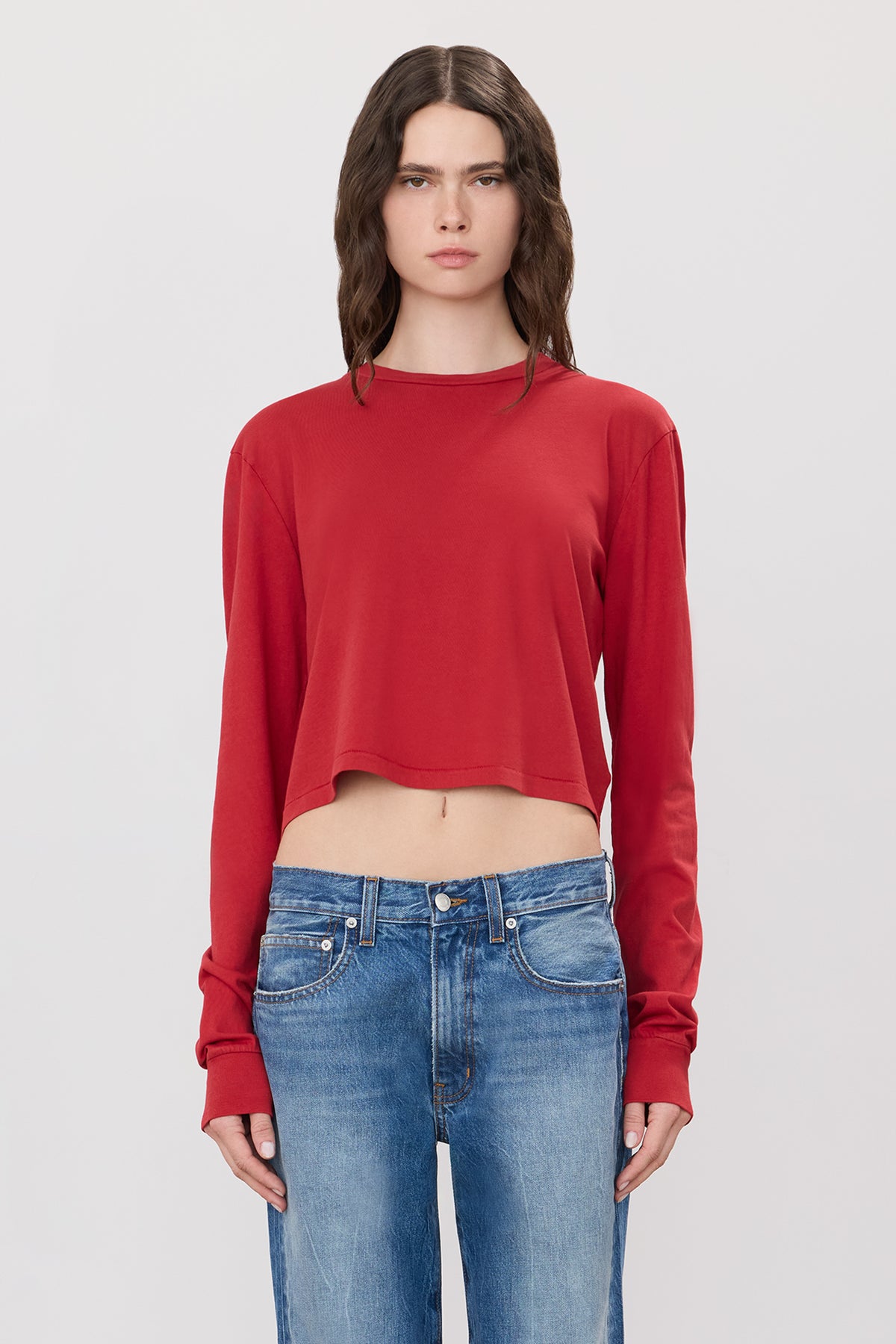 LONG SLEEVE BOXY TEE - ÉTERNE