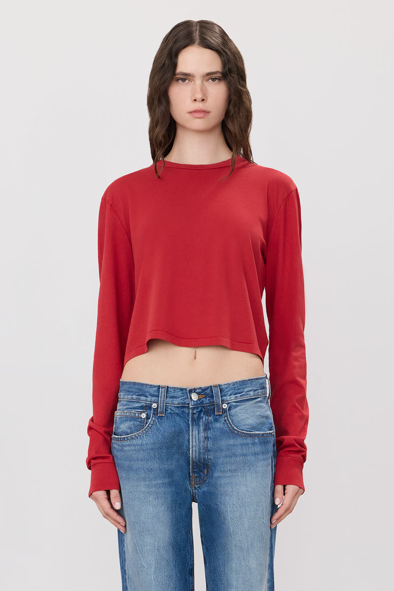 LONG SLEEVE BOXY TEE - ÉTERNE