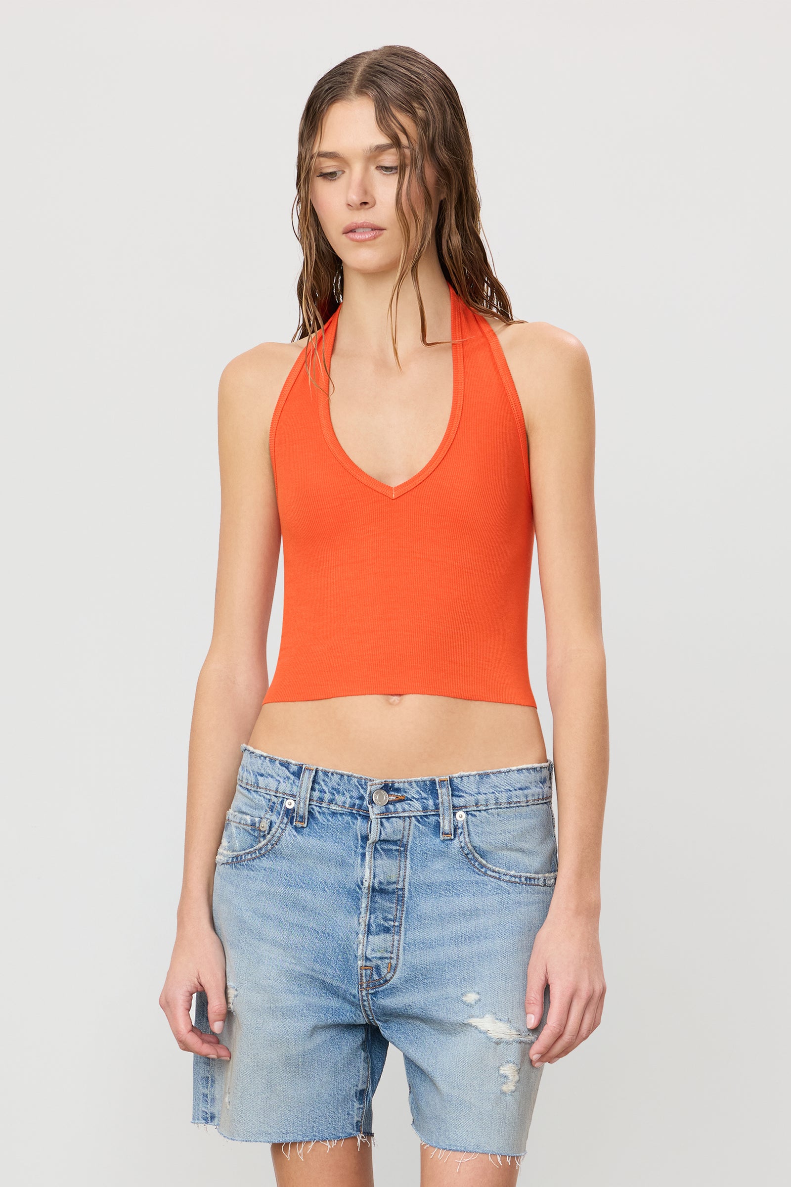 CROPPED HALTER TOP - ÉTERNE
