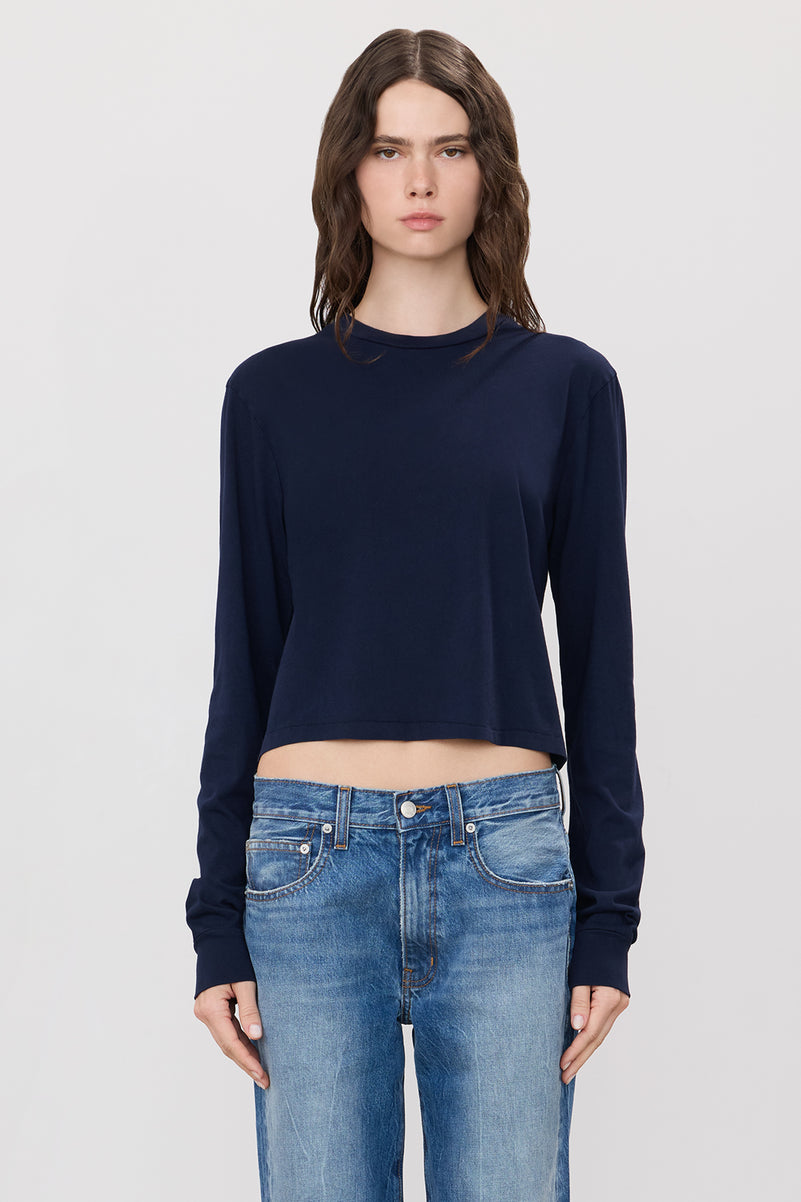 LONG SLEEVE BOXY TEE - ÉTERNE