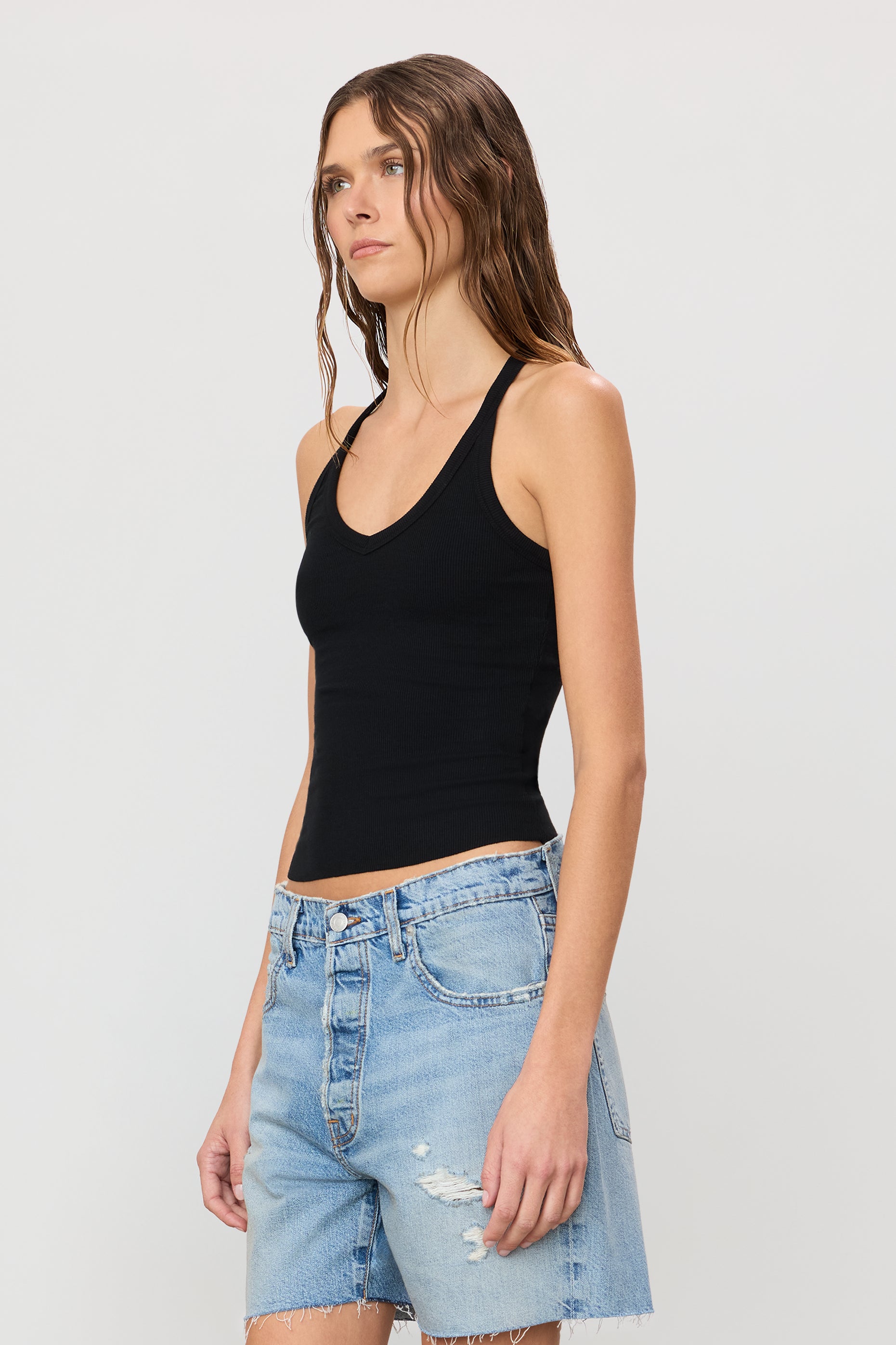 V-NECK RACERBACK TANK - ÉTERNE