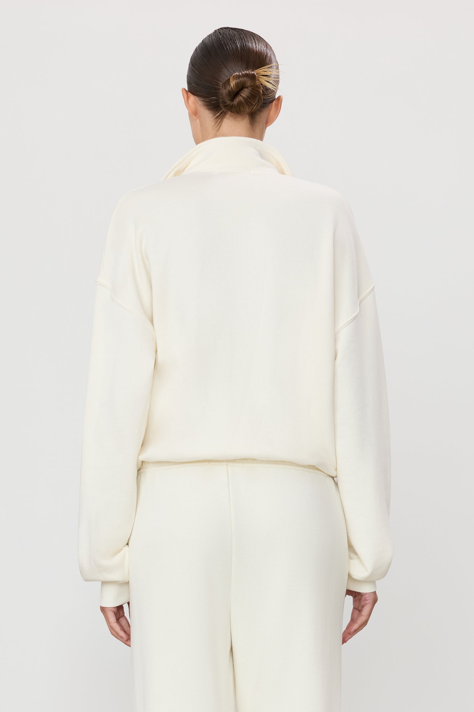 OVERSIZED HALF-ZIP SWEATSHIRT - ÉTERNE