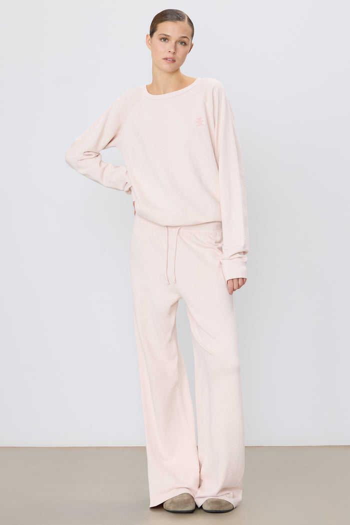 DRAWSTRING WIDE LEG SWEATPANT
