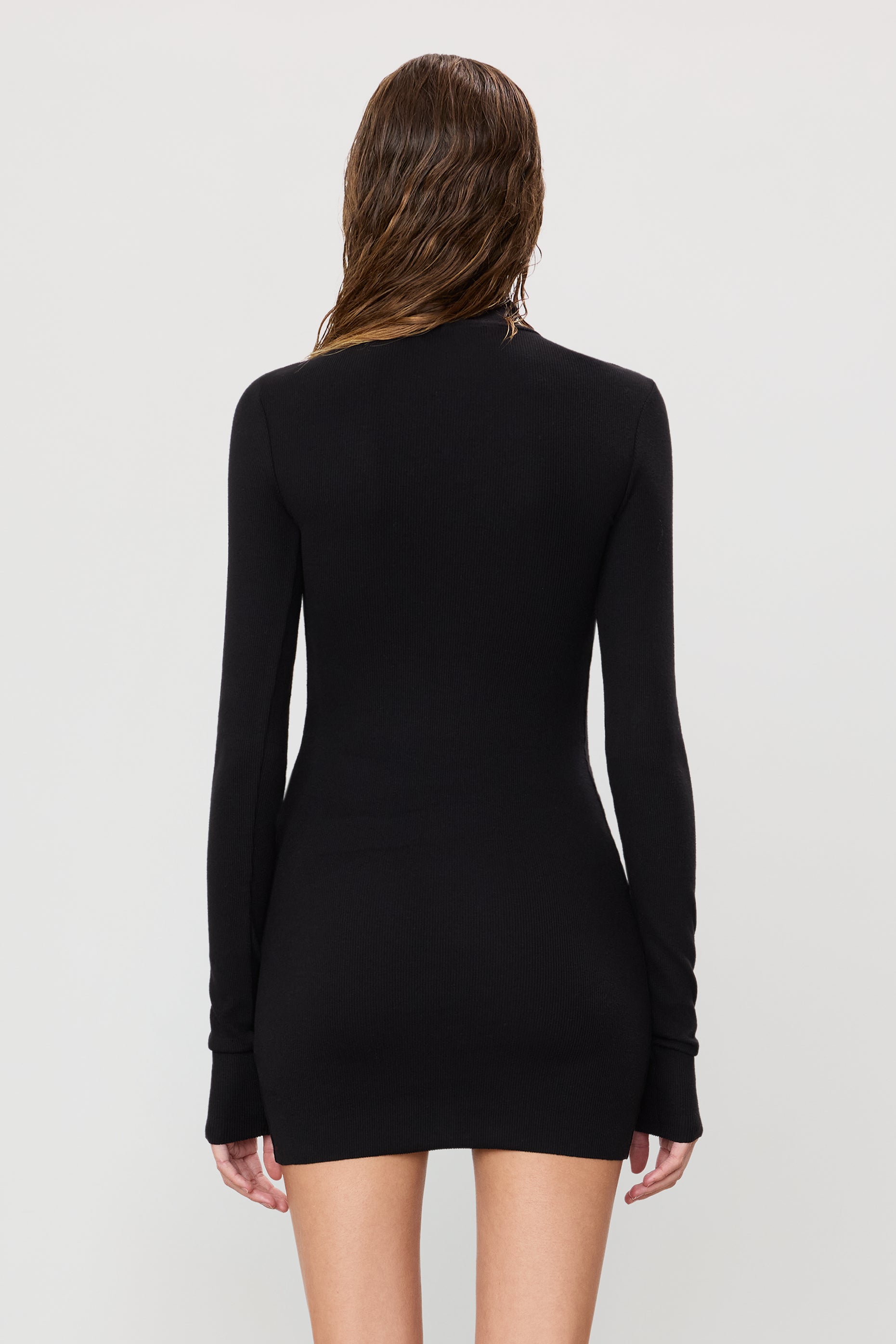 terne Long Sleeve Turtleneck Mini Dress | Black | Size S | Shopbop terne Long Sleeve Turtleneck Mini Dress | Black | Size S | Shopbop