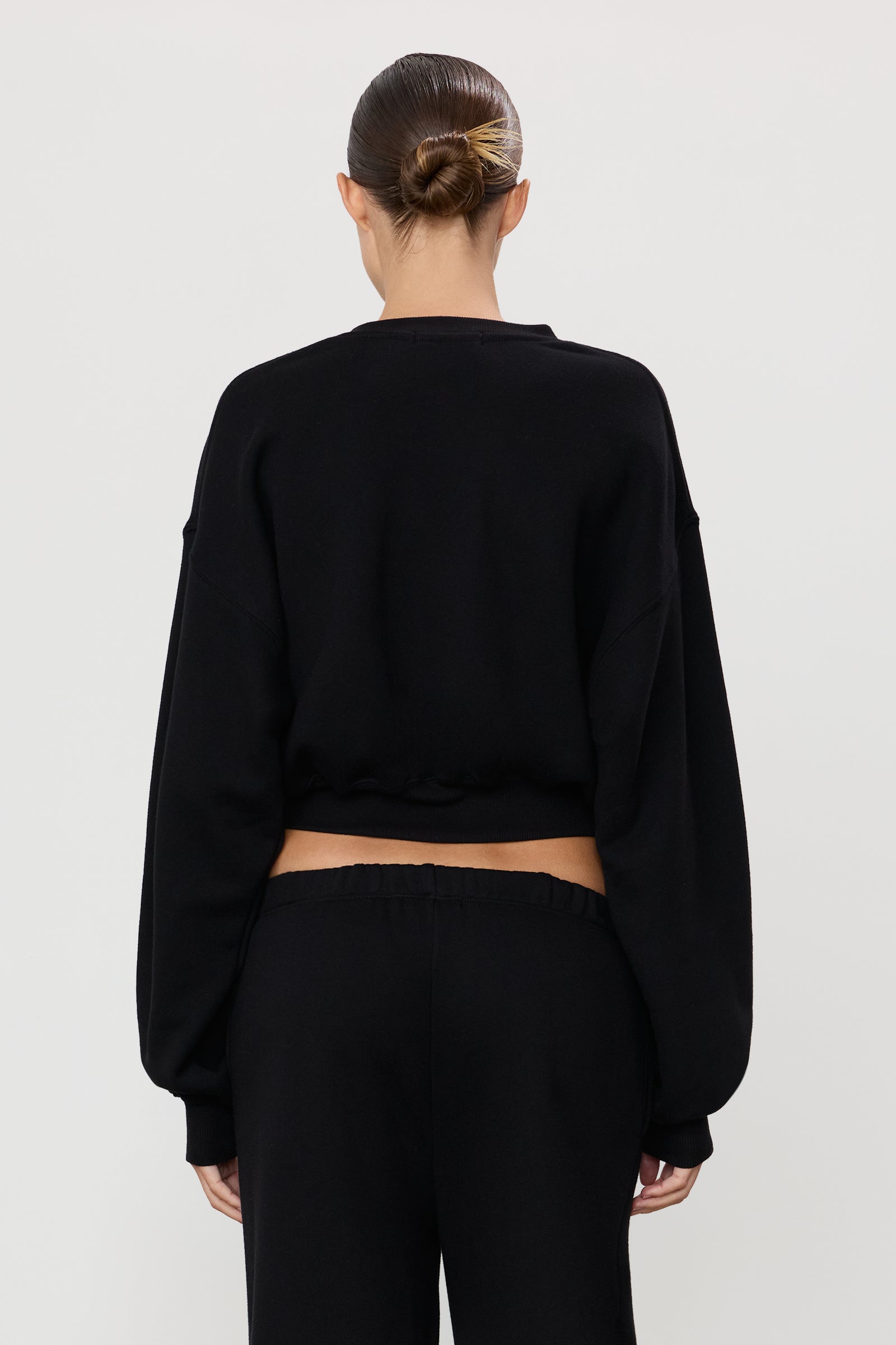 CROPPED CREWNECK SWEATSHIRT - ÉTERNE