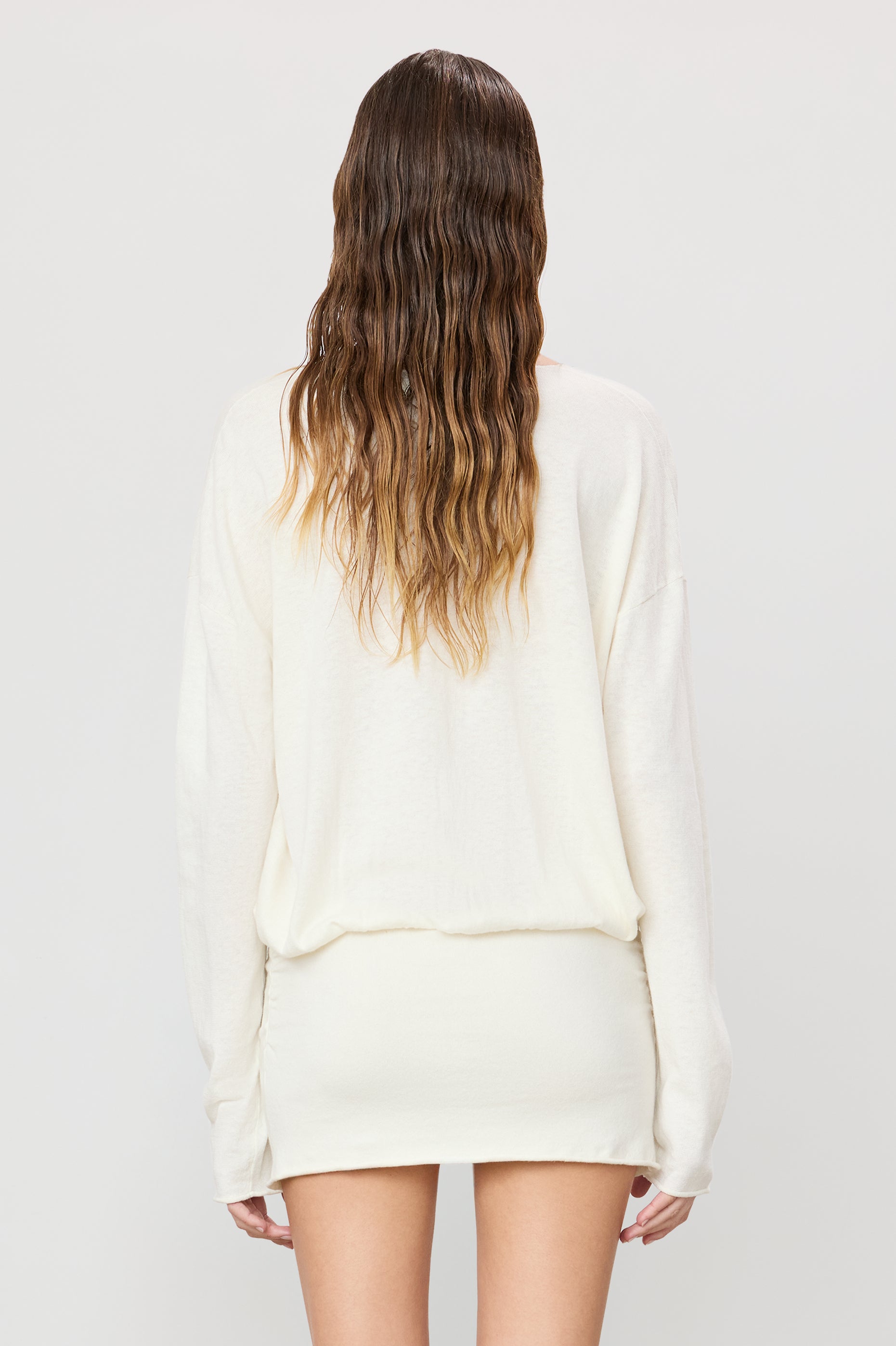 BOATNECK MINI DRESS - ÉTERNE