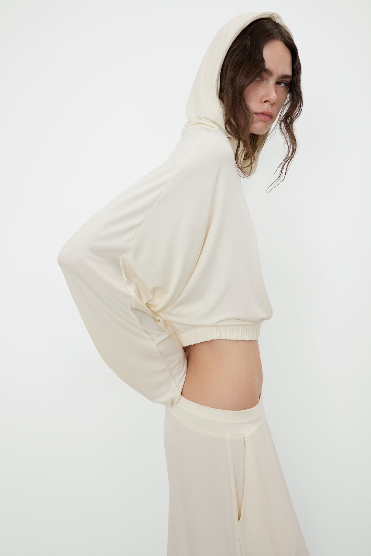 CROPPED HOODED TOP - ÉTERNE