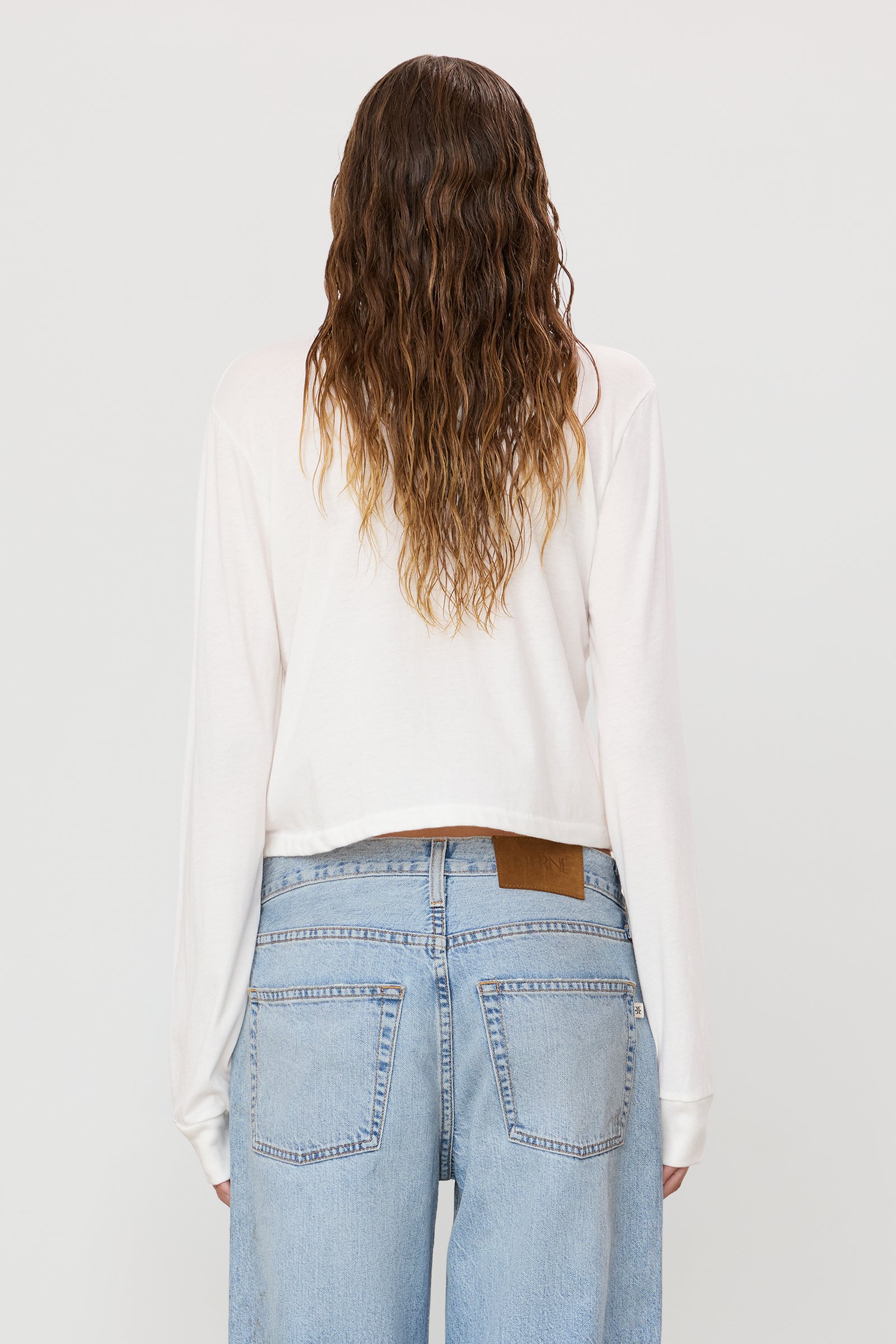 LONG SLEEVE BOXY TEE - ÉTERNE