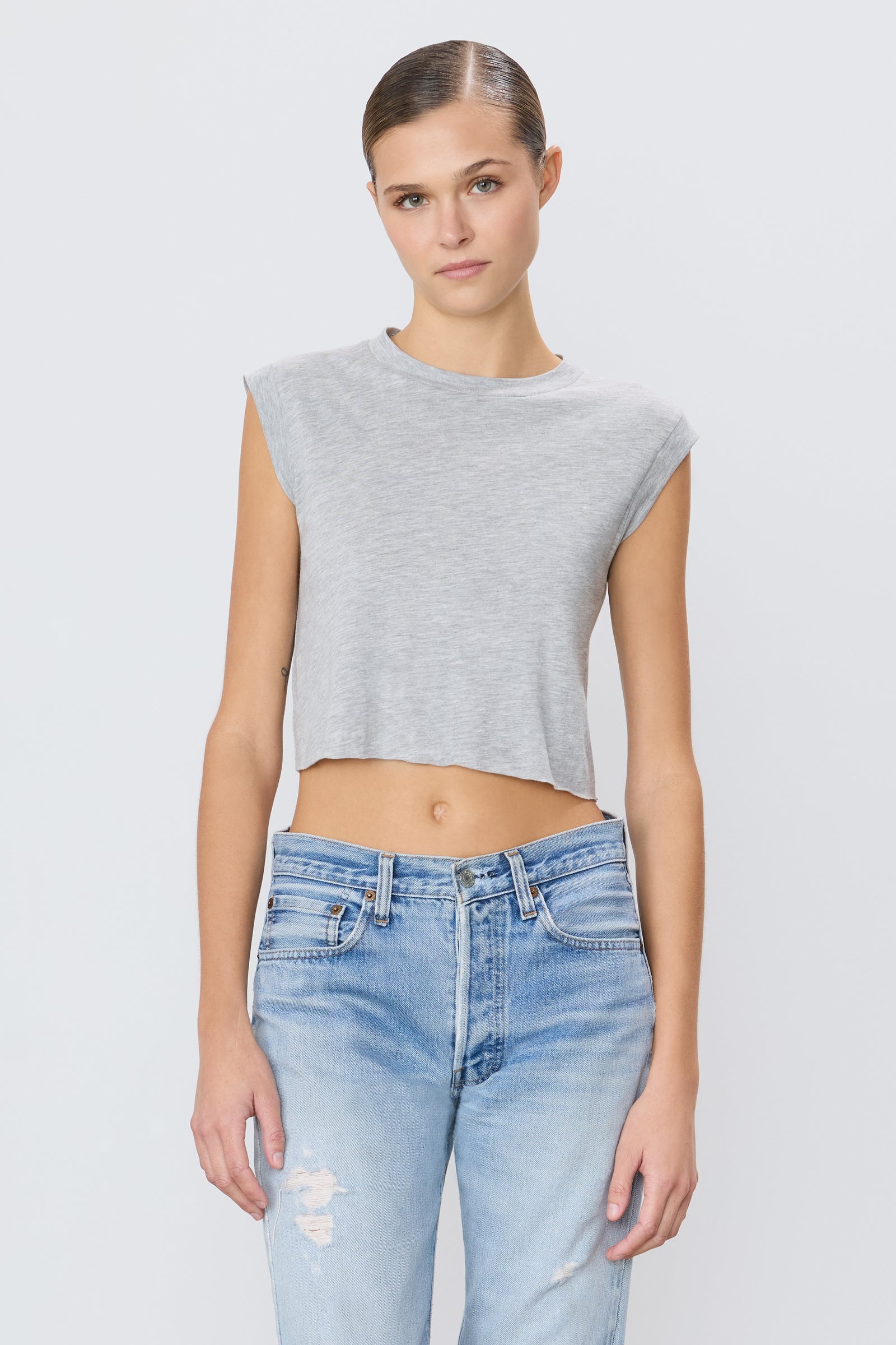 CROPPED MUSCLE TANK - ÉTERNE
