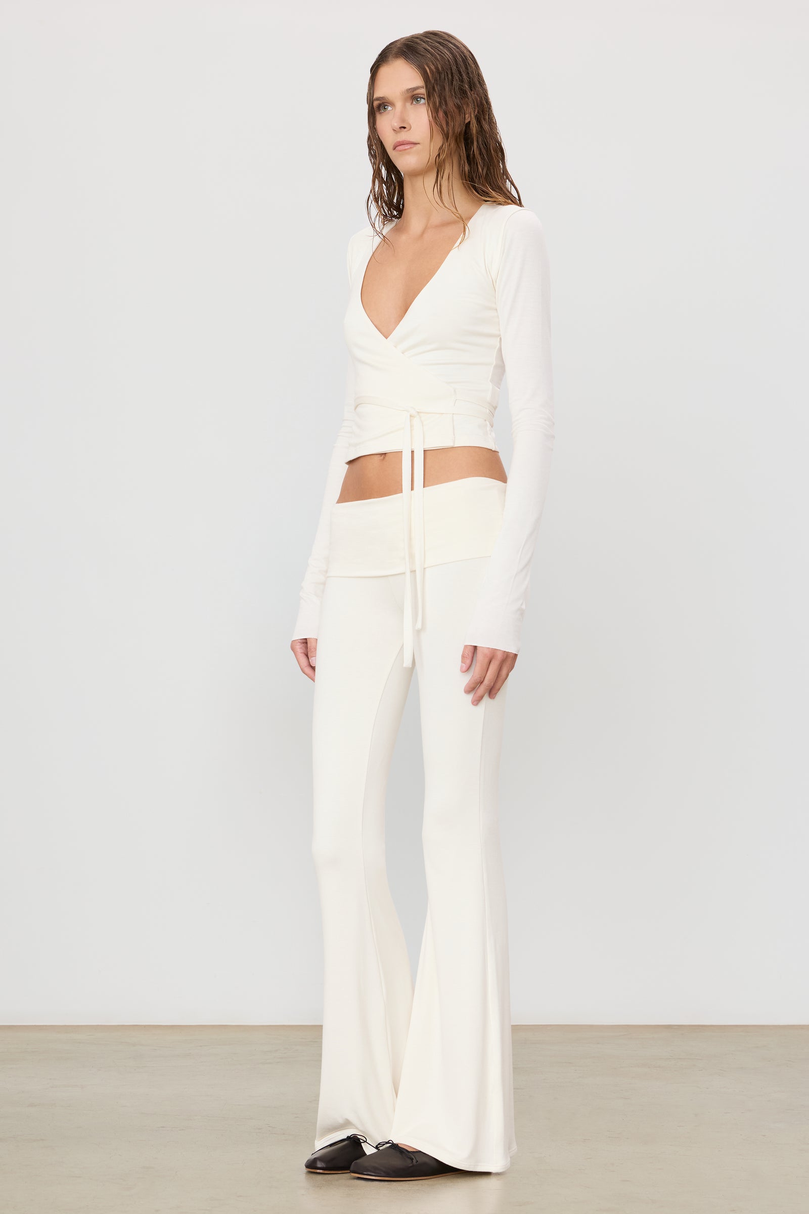 FOLDOVER FLARE PANT - ÉTERNE