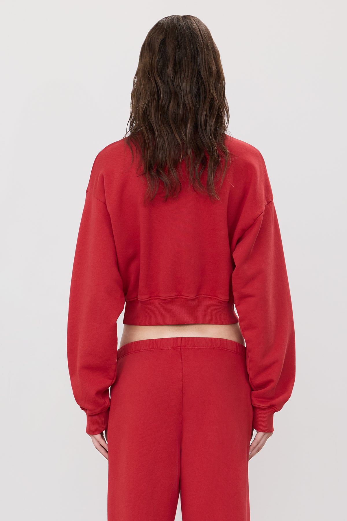 CROPPED HALF-ZIP SWEATSHIRT - ÉTERNE