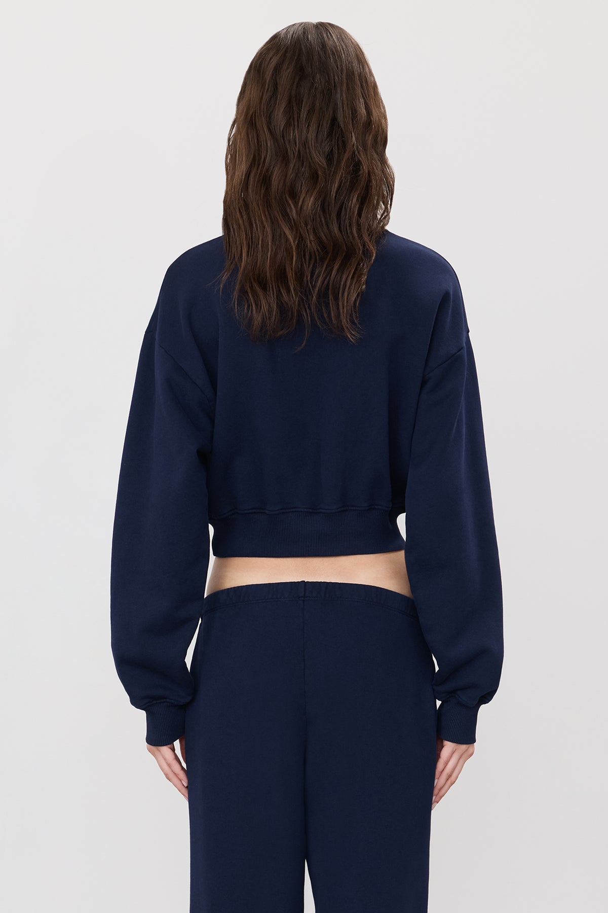 CROPPED HALF-ZIP SWEATSHIRT - ÉTERNE