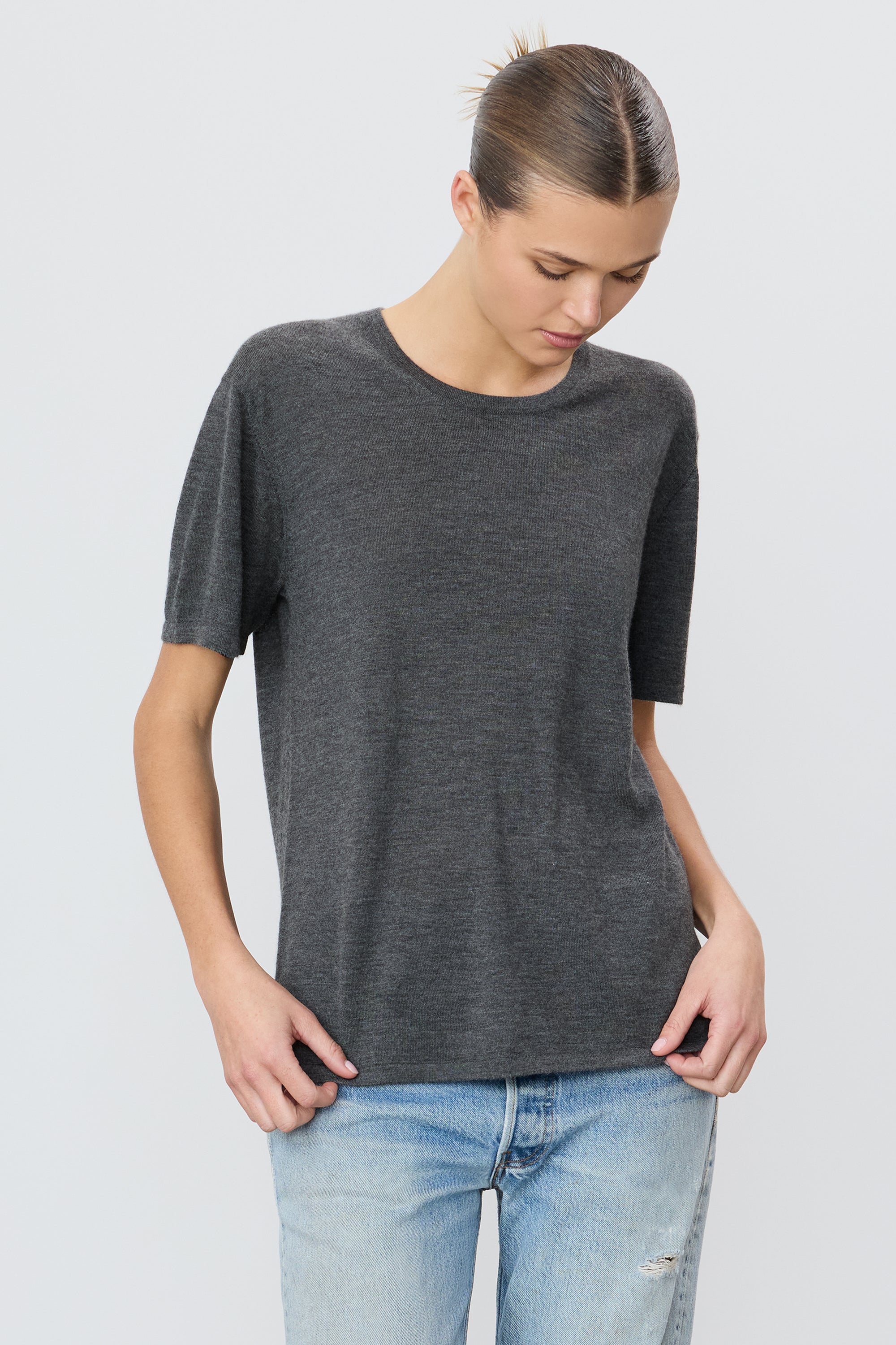 ÉTERNE SHORT SLEEVE BOYFRIEND T-SHIRT