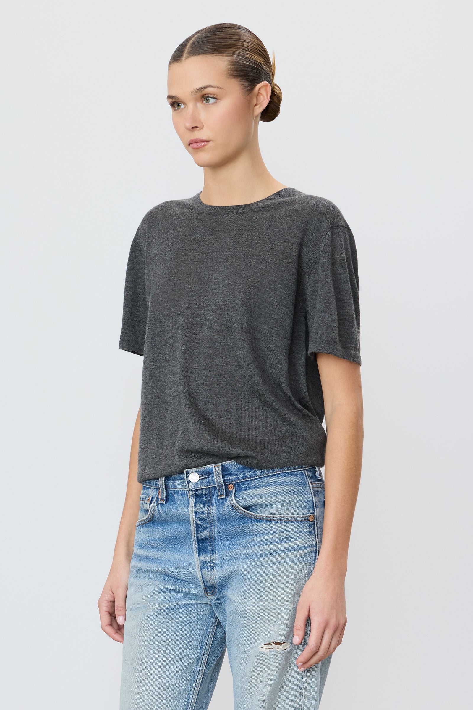 ÉTERNE SHORT SLEEVE BOYFRIEND T-SHIRT
