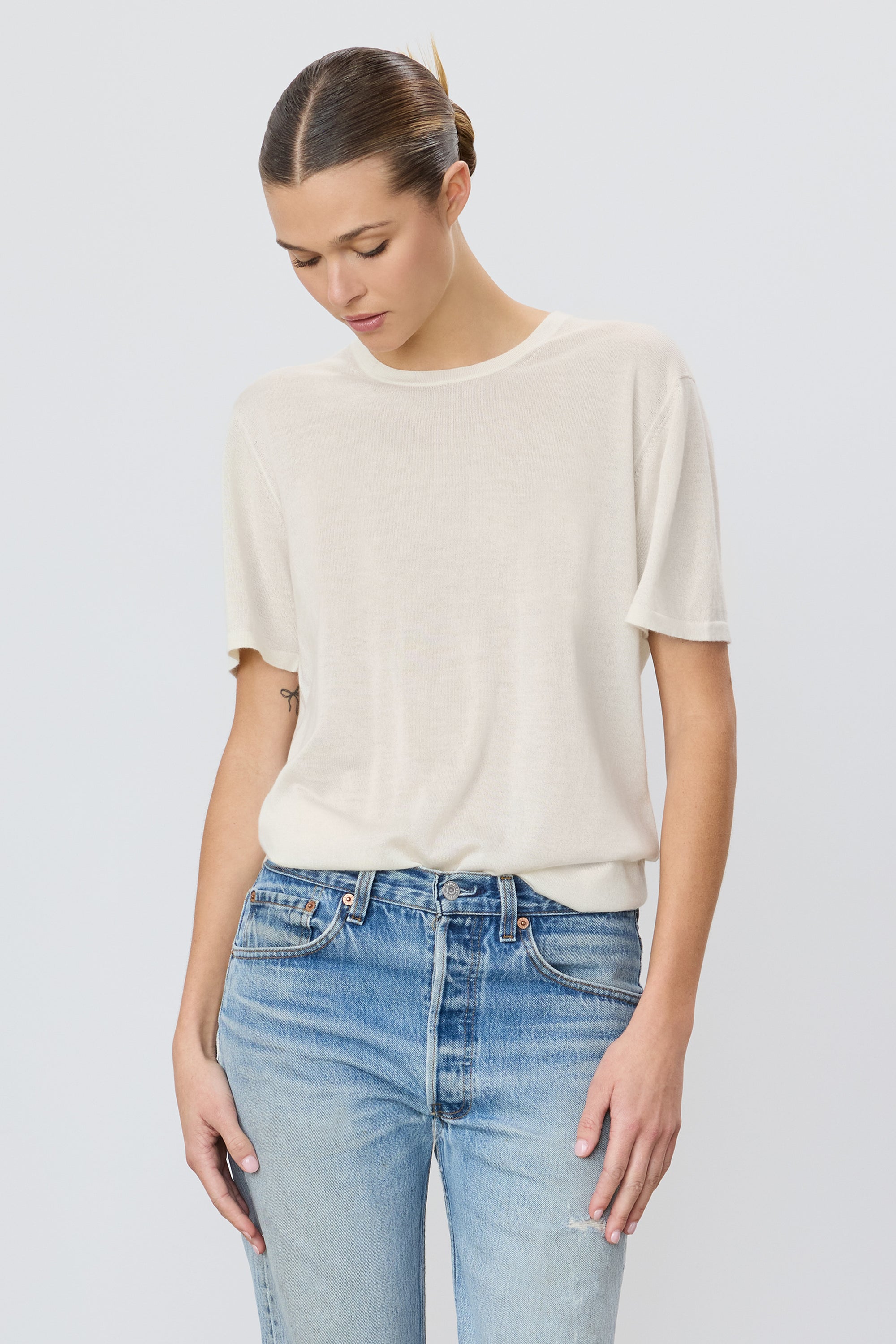 SHORT SLEEVE BOYFRIEND T-SHIRT - ÉTERNE