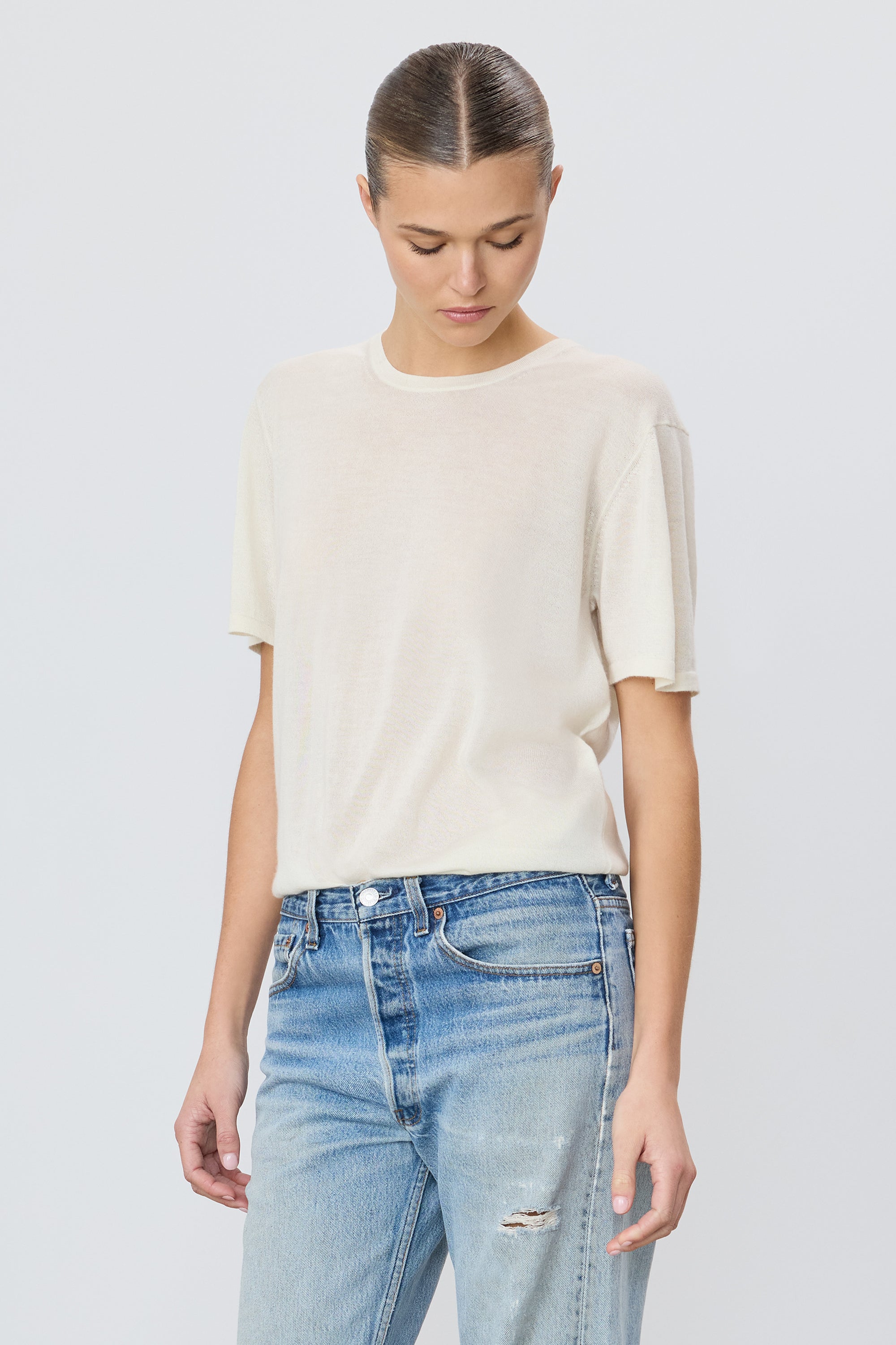 SHORT SLEEVE BOYFRIEND T-SHIRT - ÉTERNE