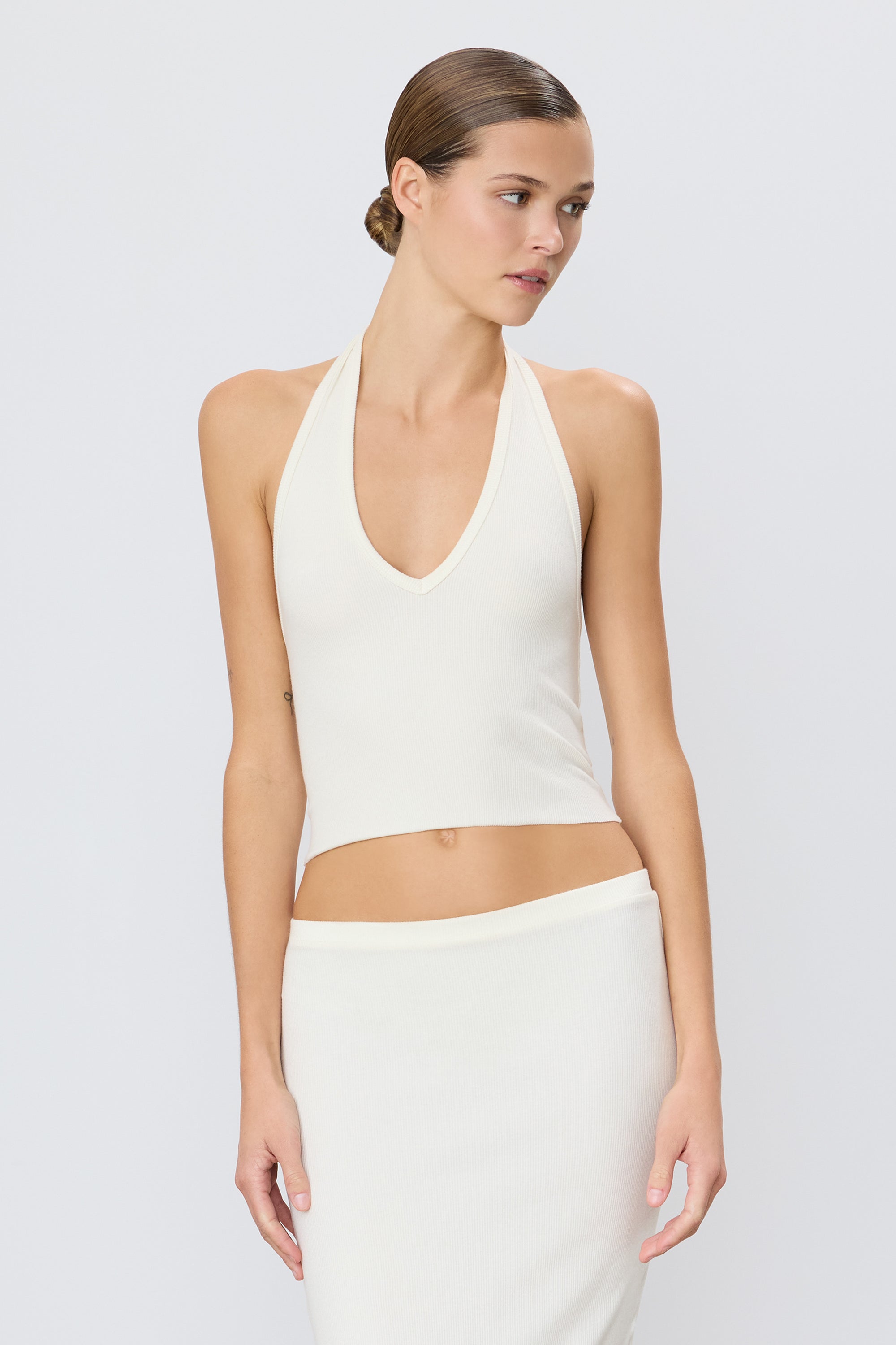 CROPPED HALTER TOP - ÉTERNE