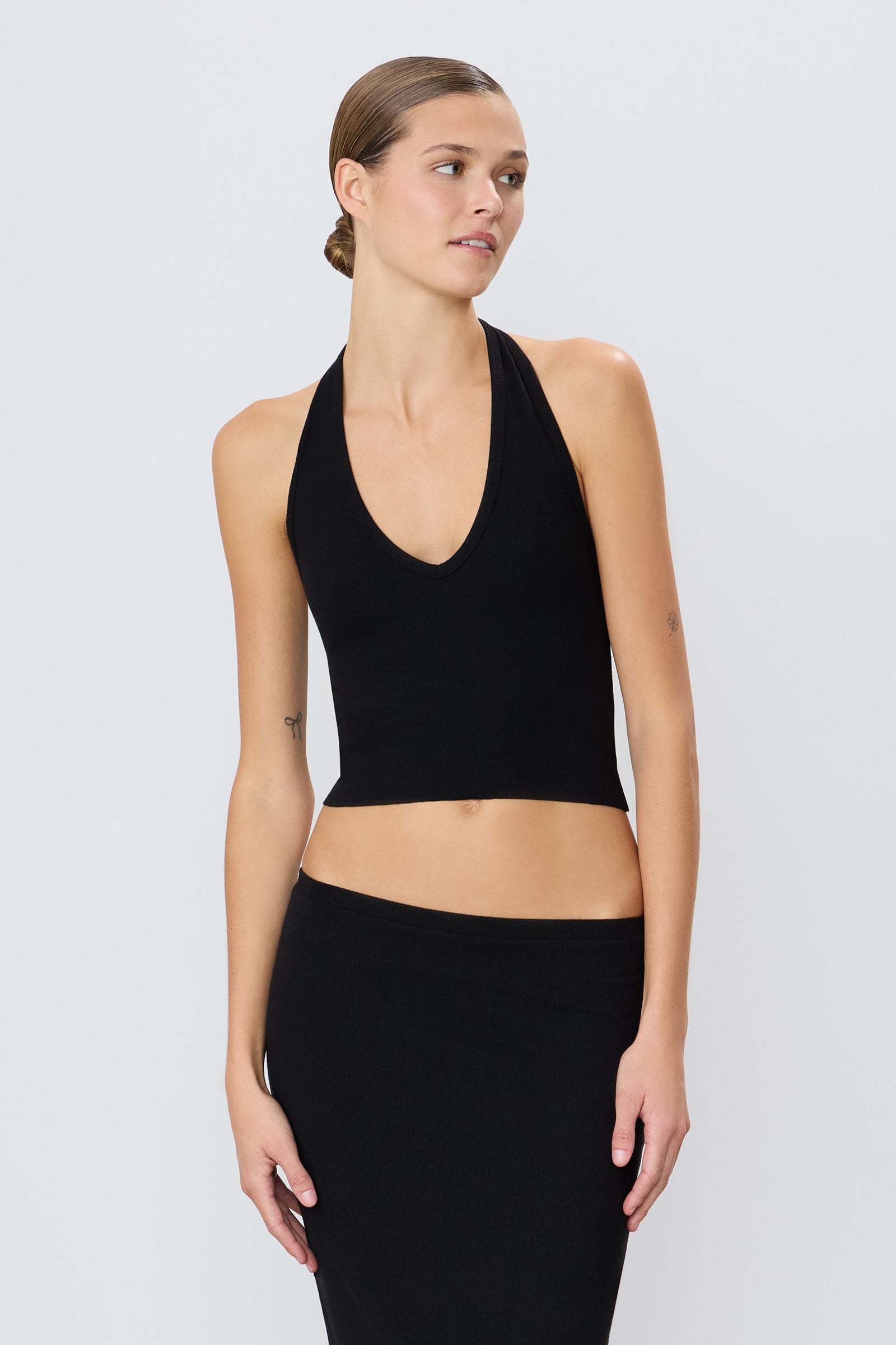 CROPPED HALTER TOP - ÉTERNE