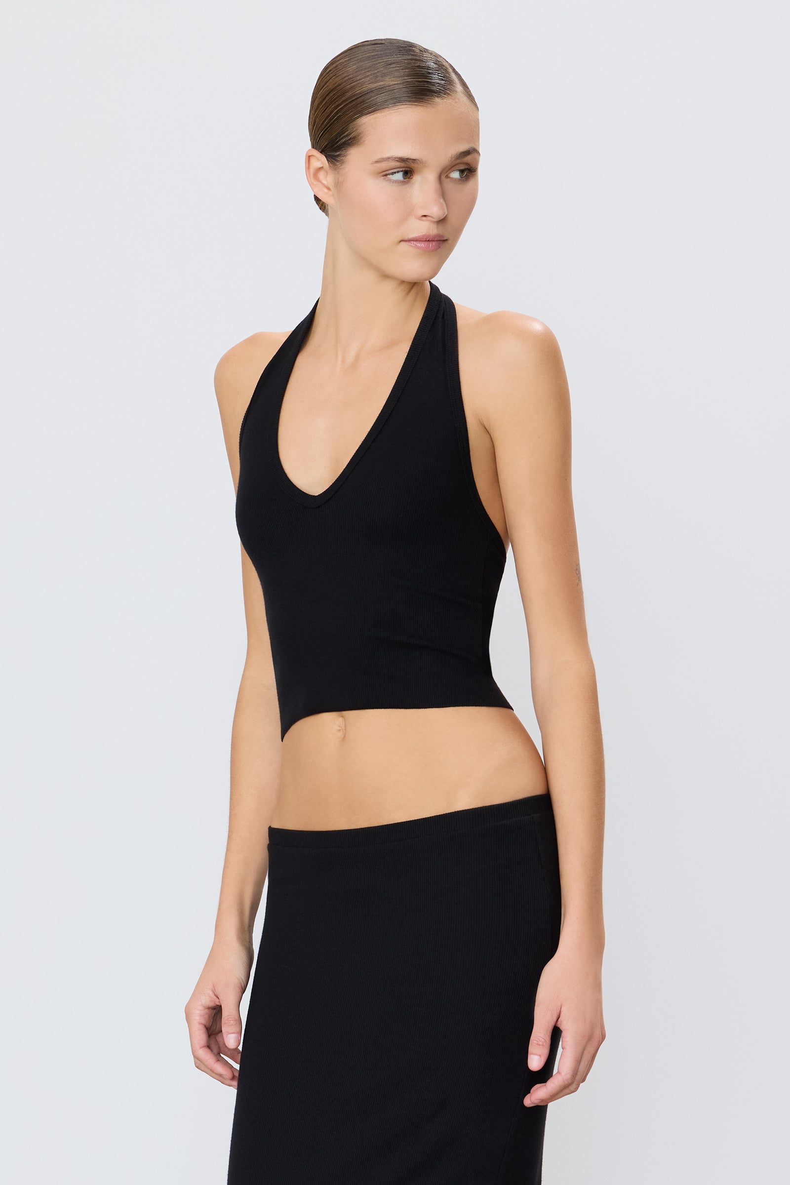 CROPPED HALTER TOP - ÉTERNE