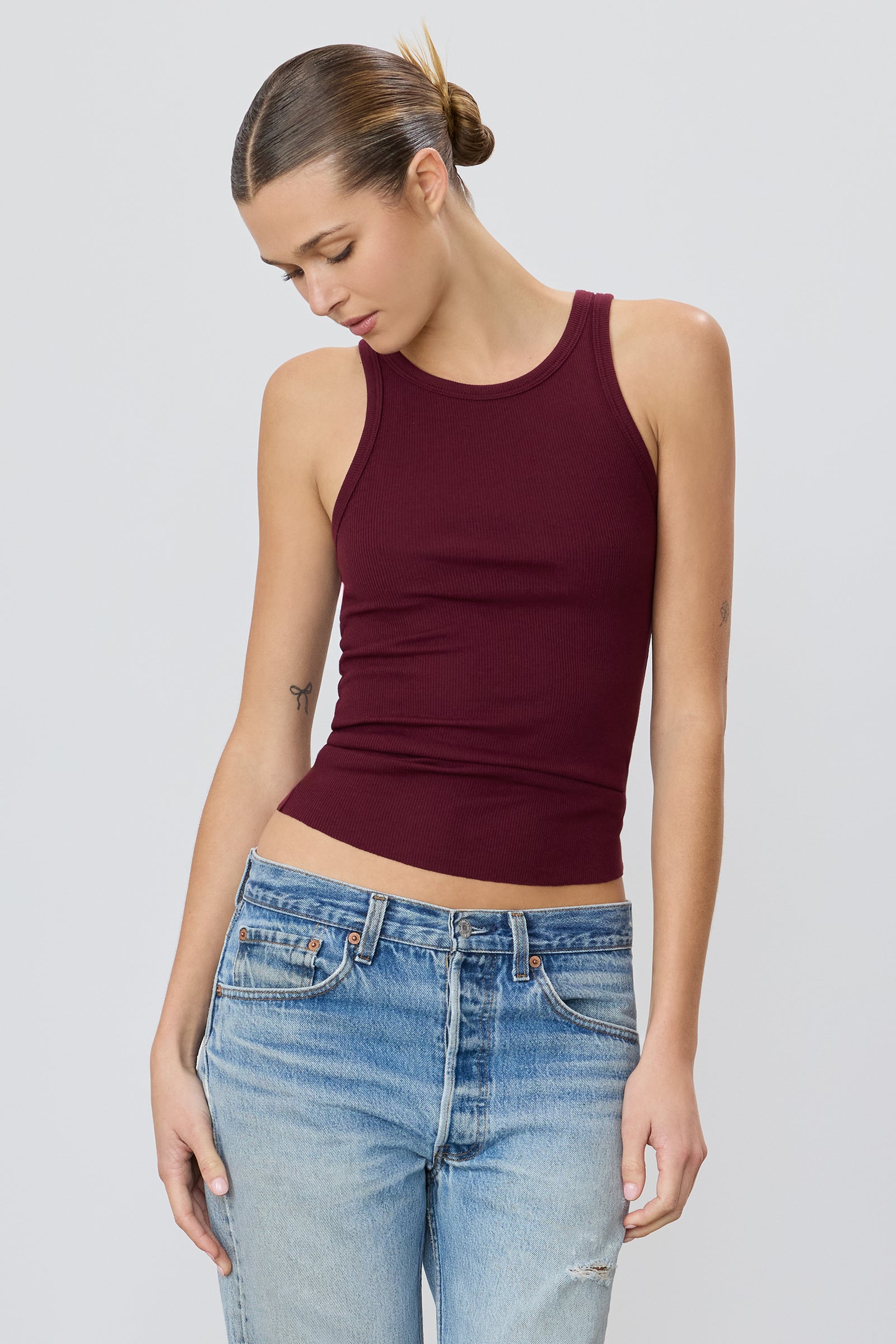 ÉTERNE HIGH NECK FITTED TANK