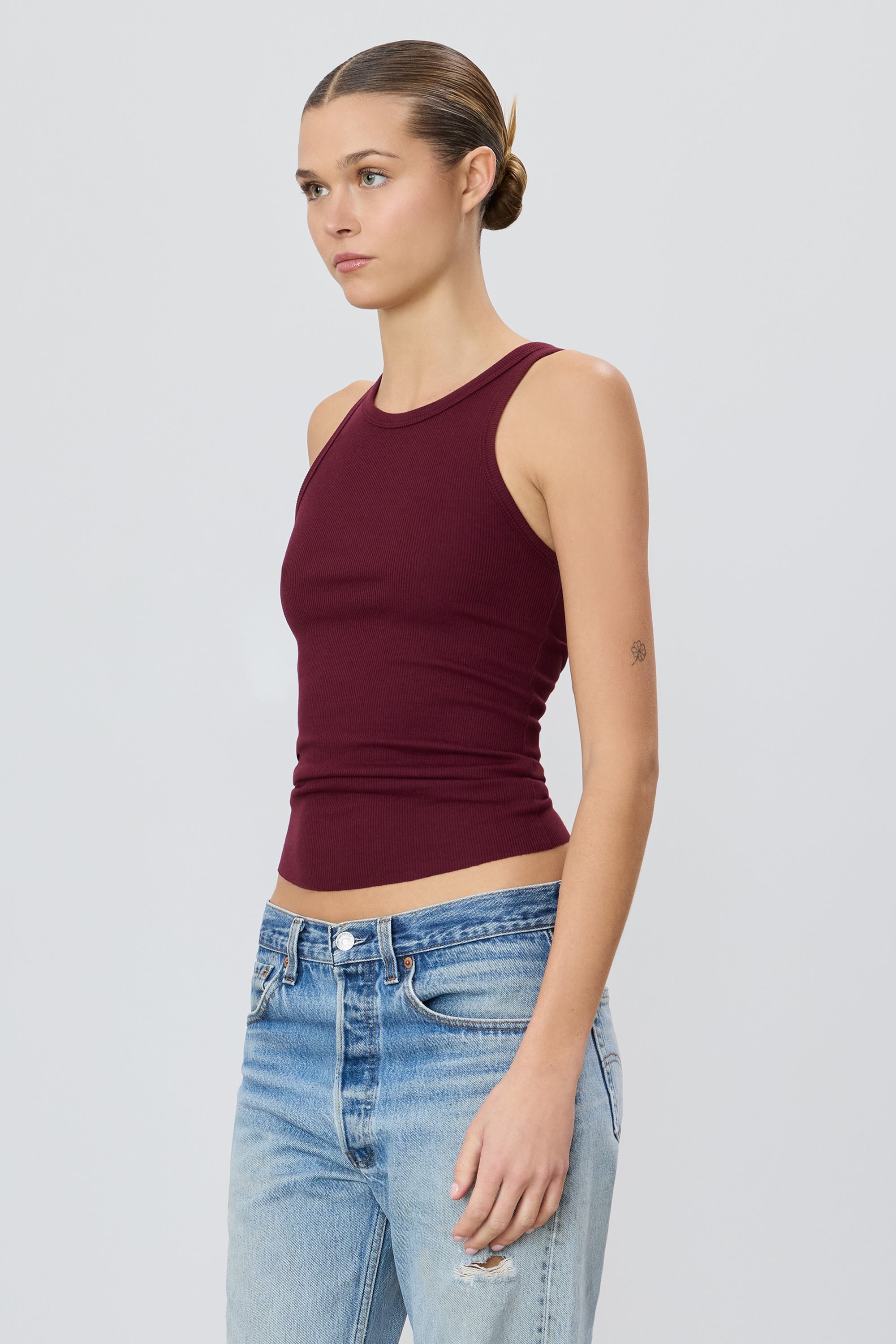 ÉTERNE HIGH NECK FITTED TANK