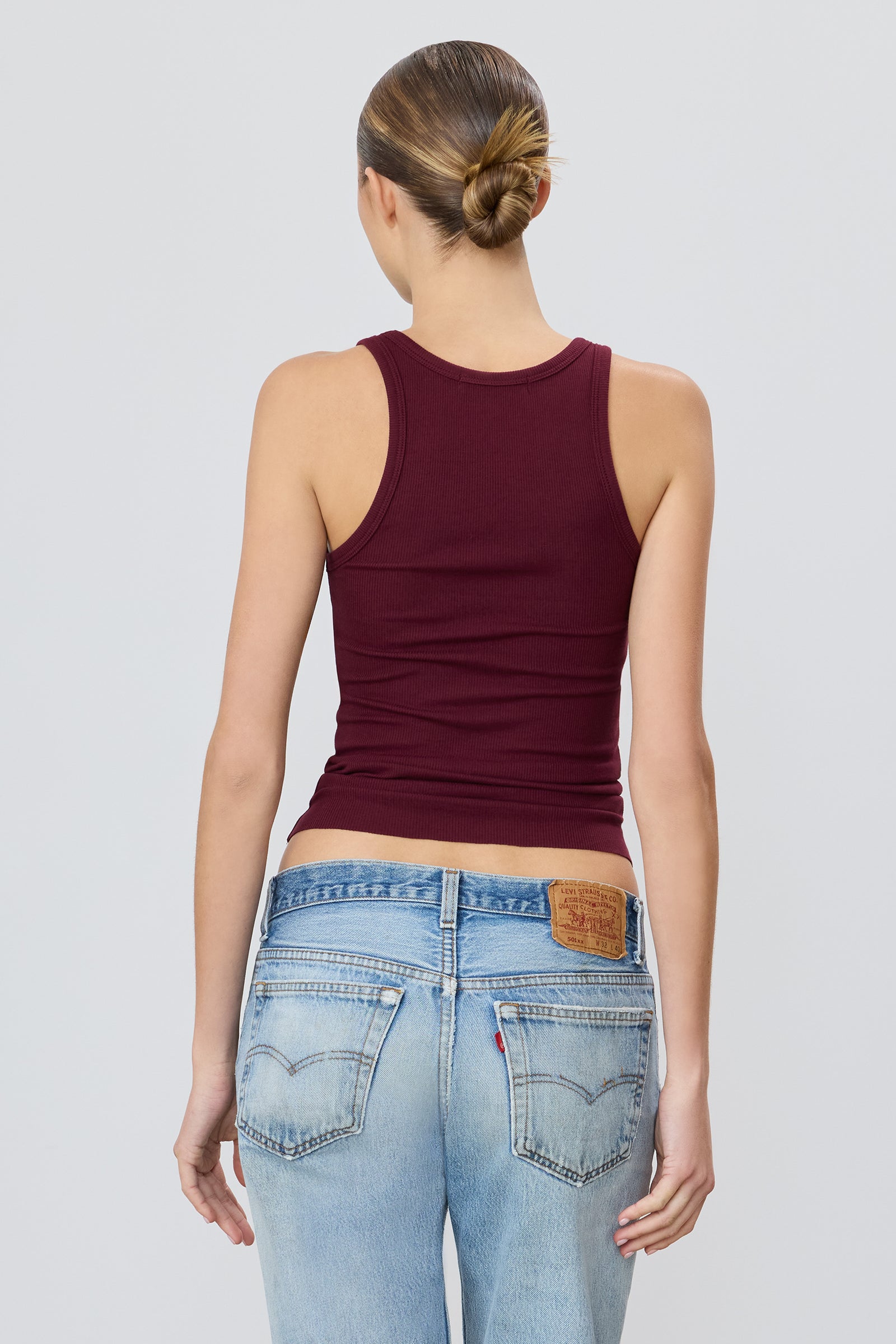 ÉTERNE HIGH NECK FITTED TANK