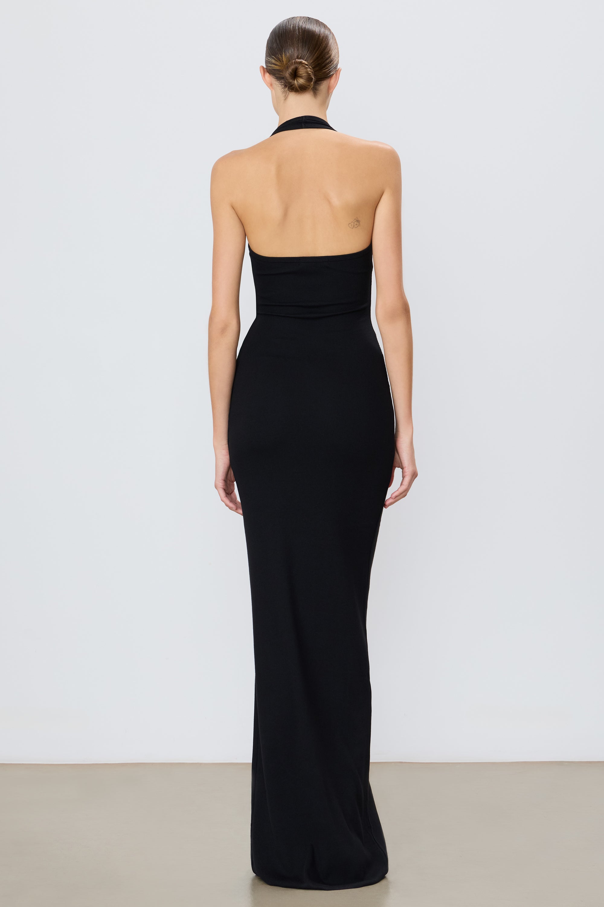 Eterne Halter Maxi Dress Black / S Eterne Halter Maxi Dress Black / S