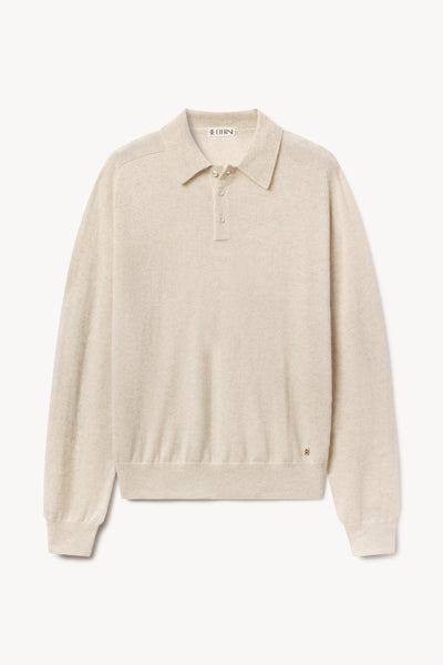 BRADY CASHMERE SWEATER HEATHER OATMEAL