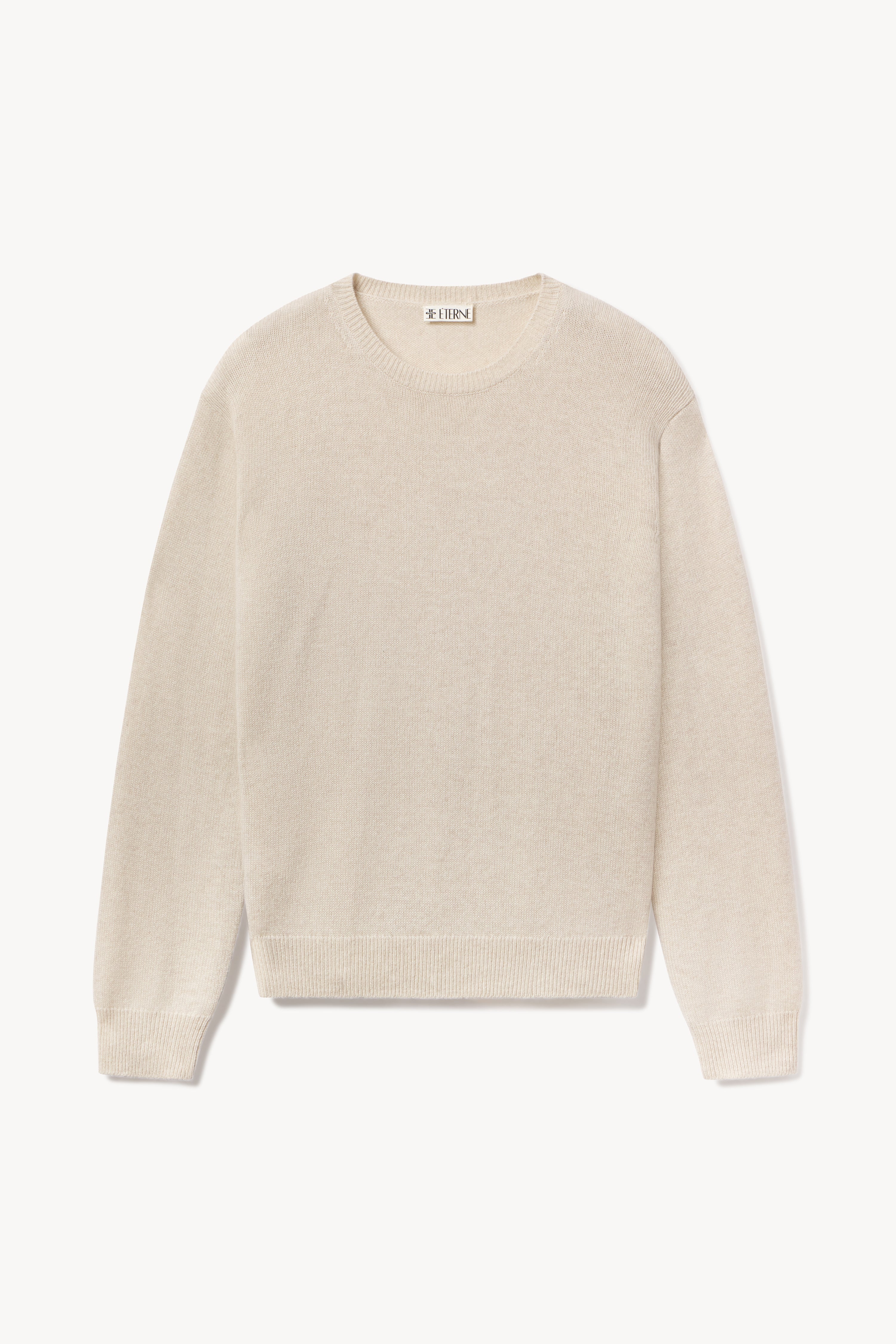 James Cashmere Sweater Heather Oatmeal