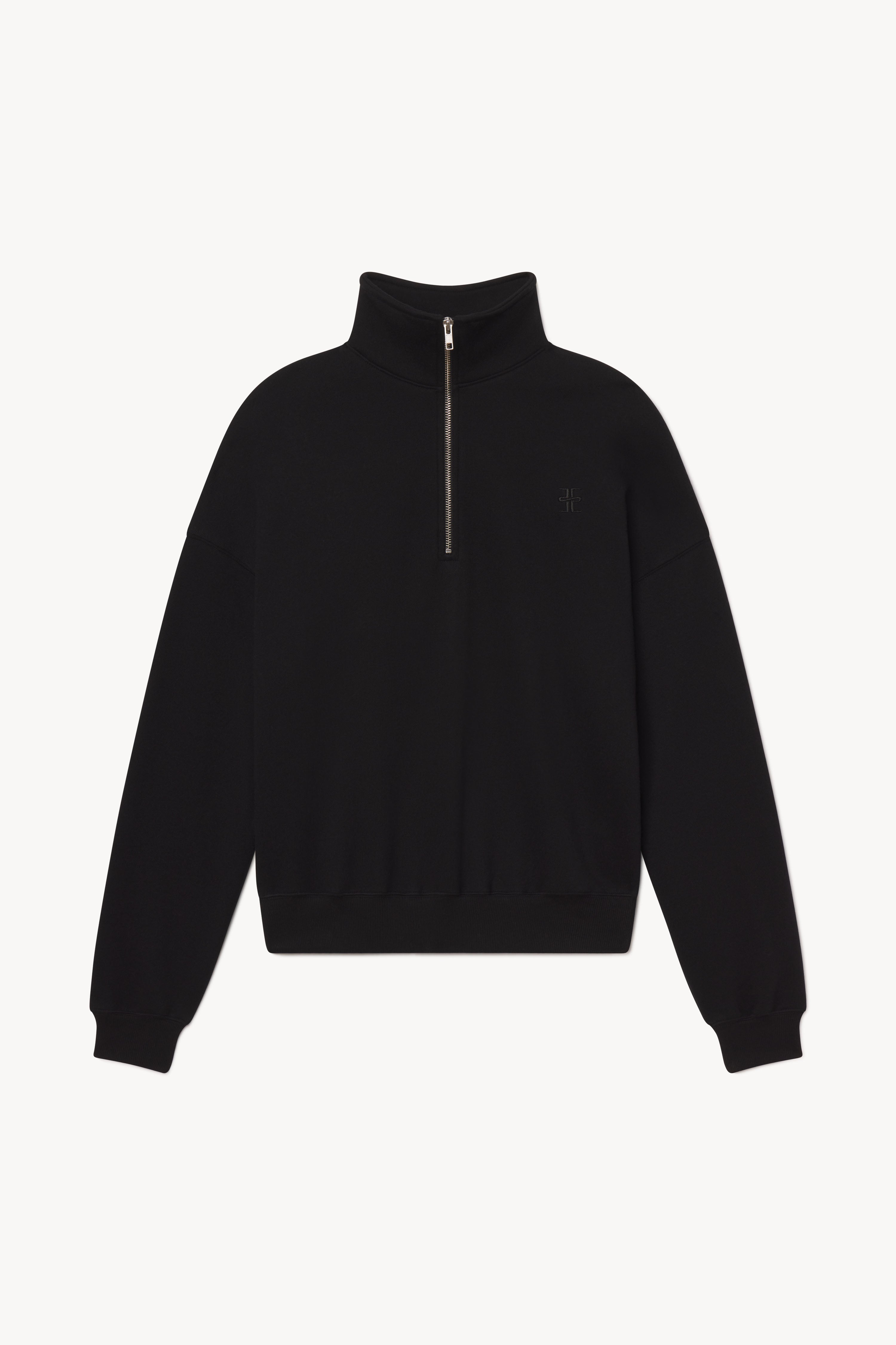 OVERSIZED HALF-ZIP SWEATSHIRT