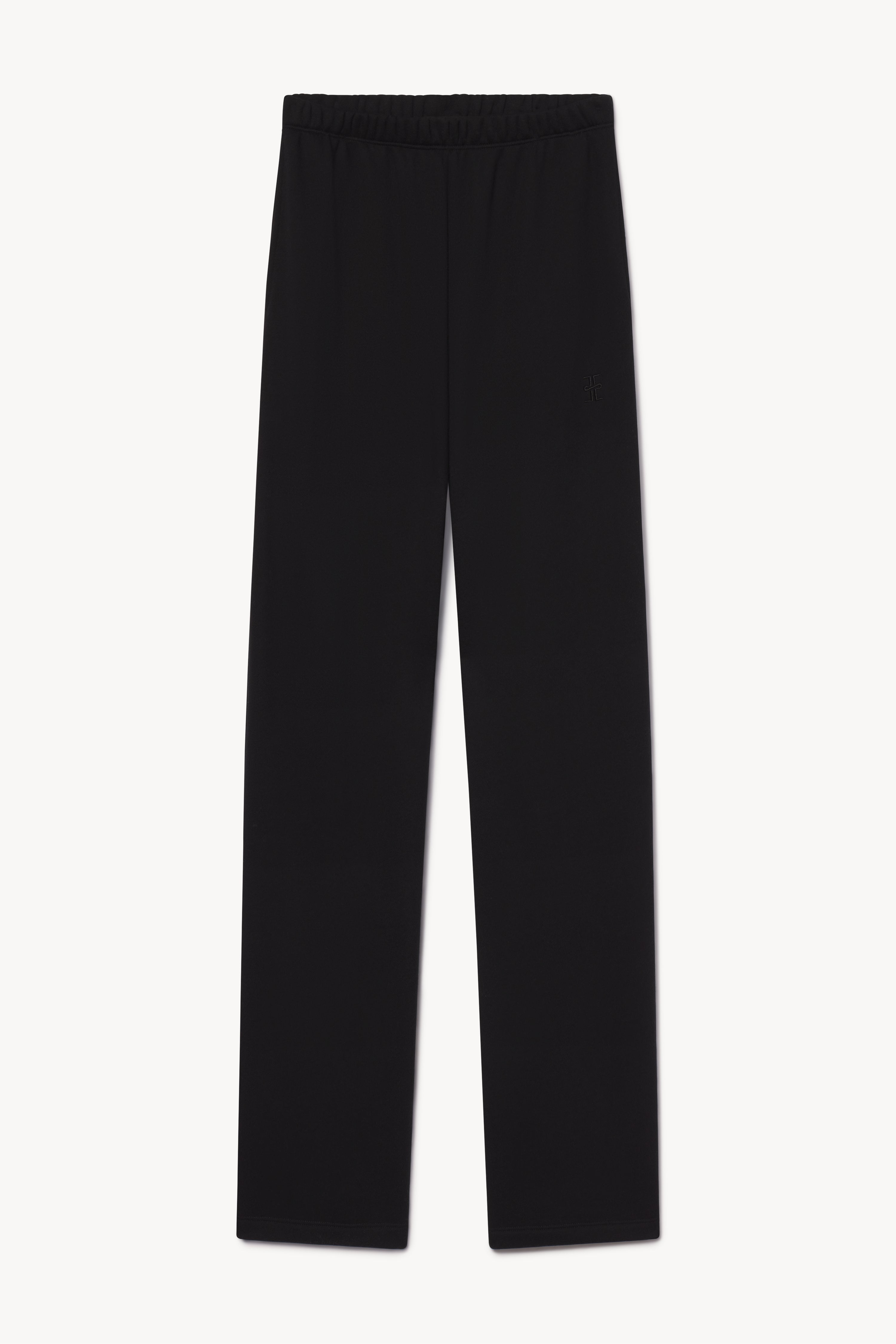 Oversized Wide Leg Sweatpant | French Terry | Black