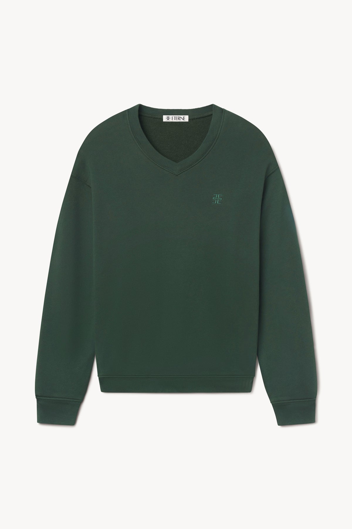 OVERSIZED V-NECK SWEATSHIRT