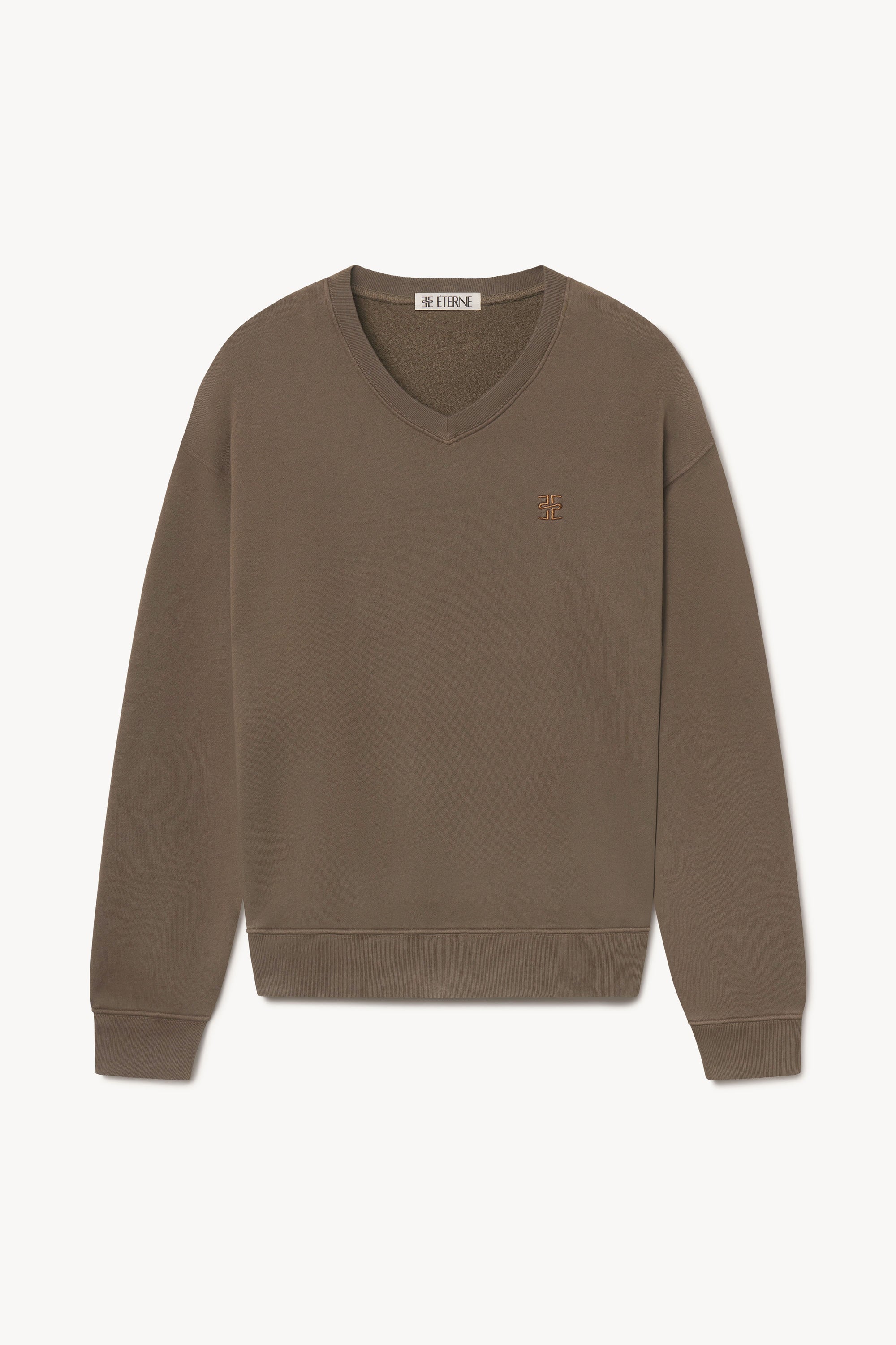 OVERSIZED V-NECK SWEATSHIRT