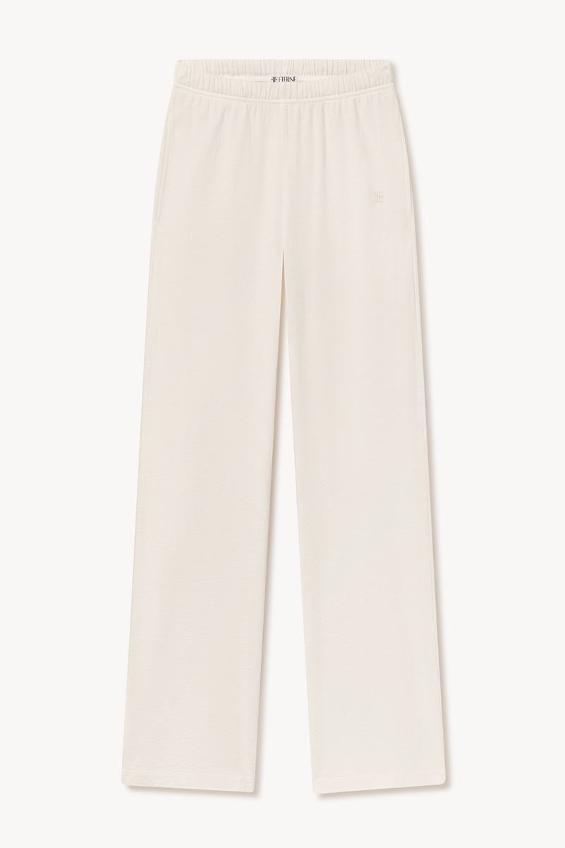 CROPPED WIDE LEG SWEATPANT