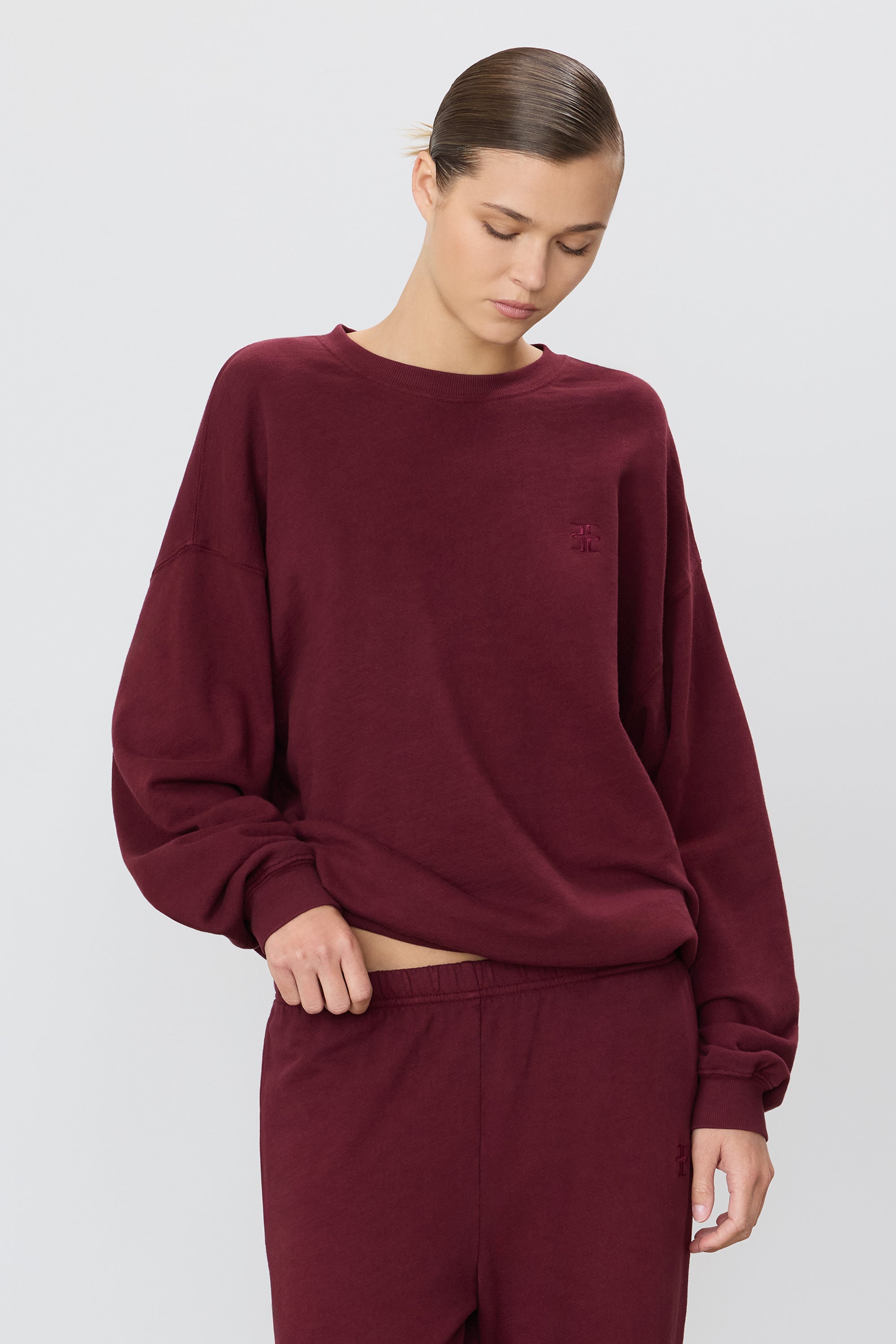 OVERSIZED CREWNECK SWEATSHIRT - ÉTERNE