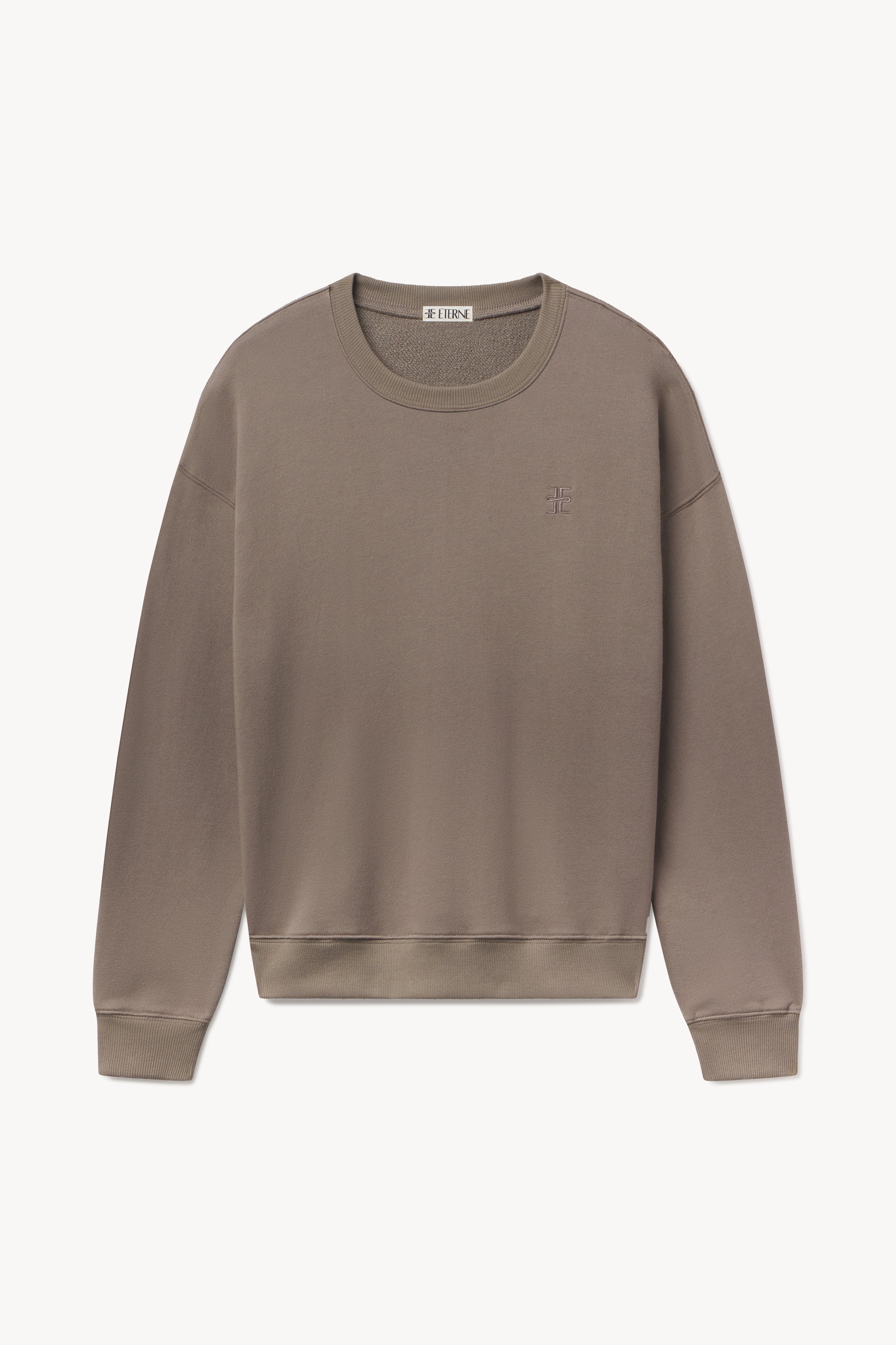 Oversized Crewneck Sweatshirt Clay