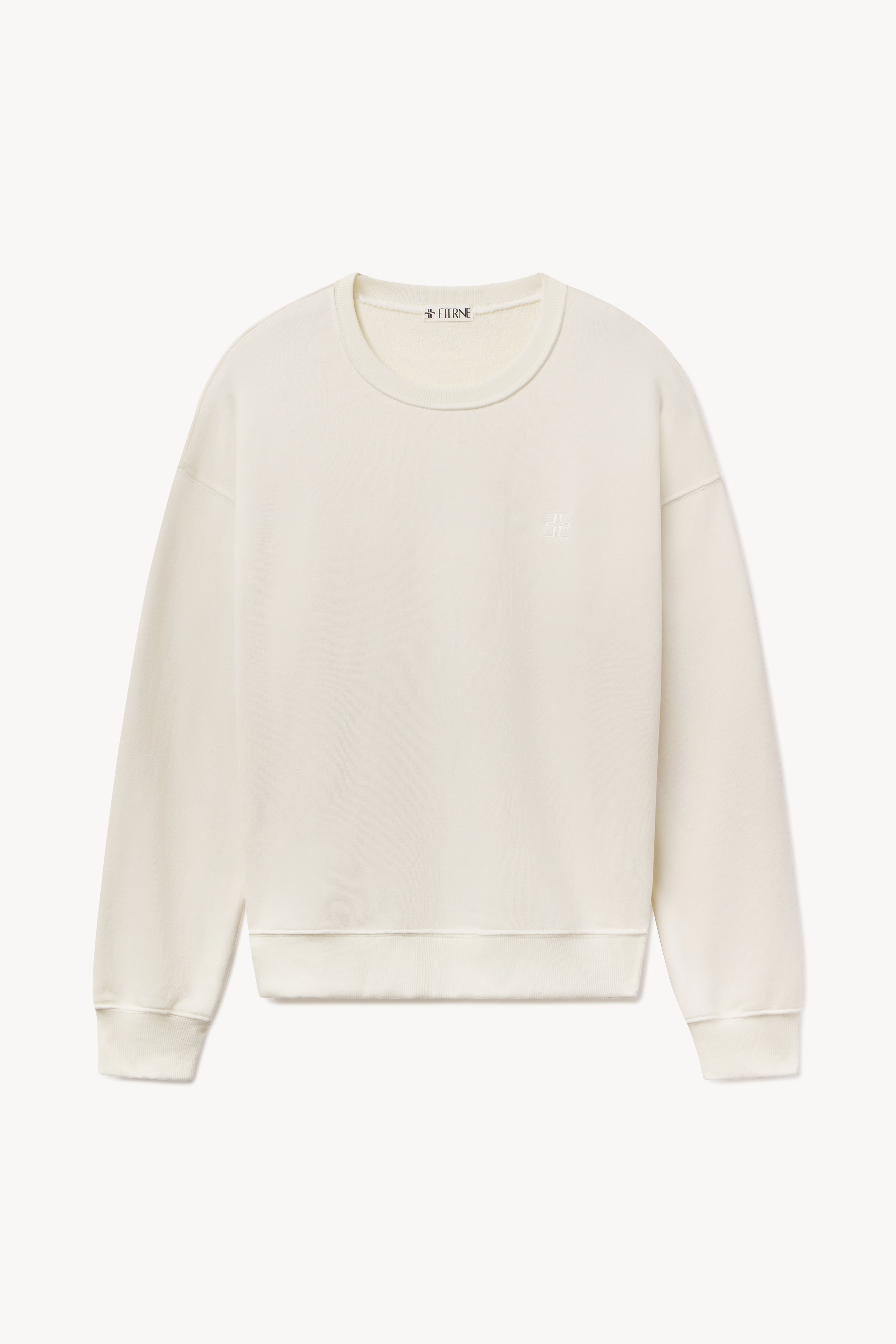 Oversized white sweatshirt best sale