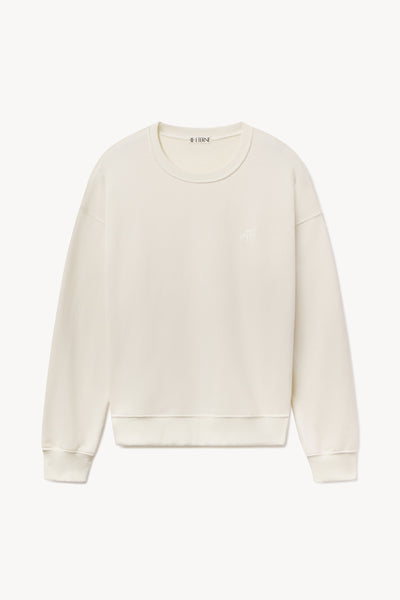 Oversized Crewneck Sweatshirt Cream