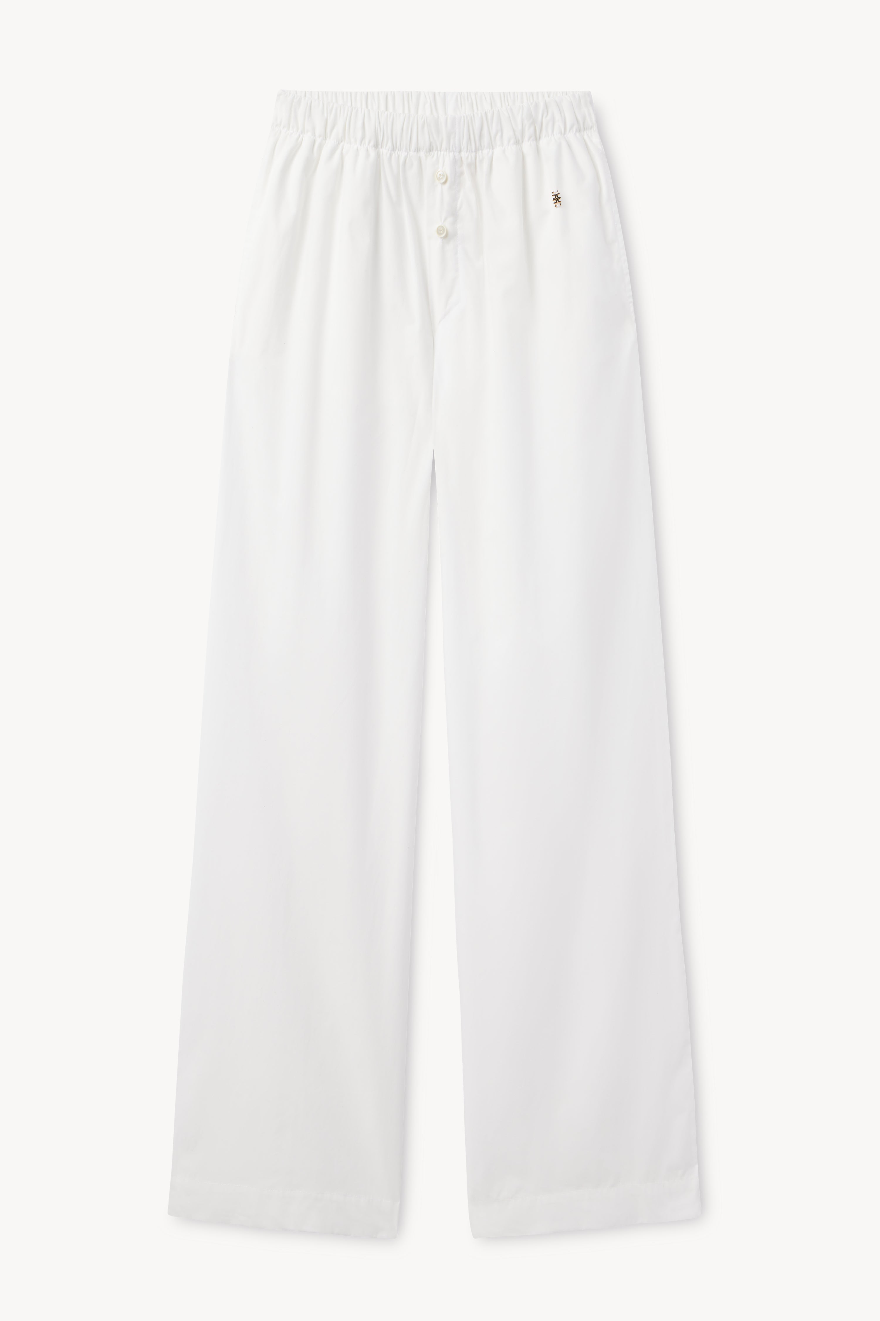 Poplin Lounge Pant White