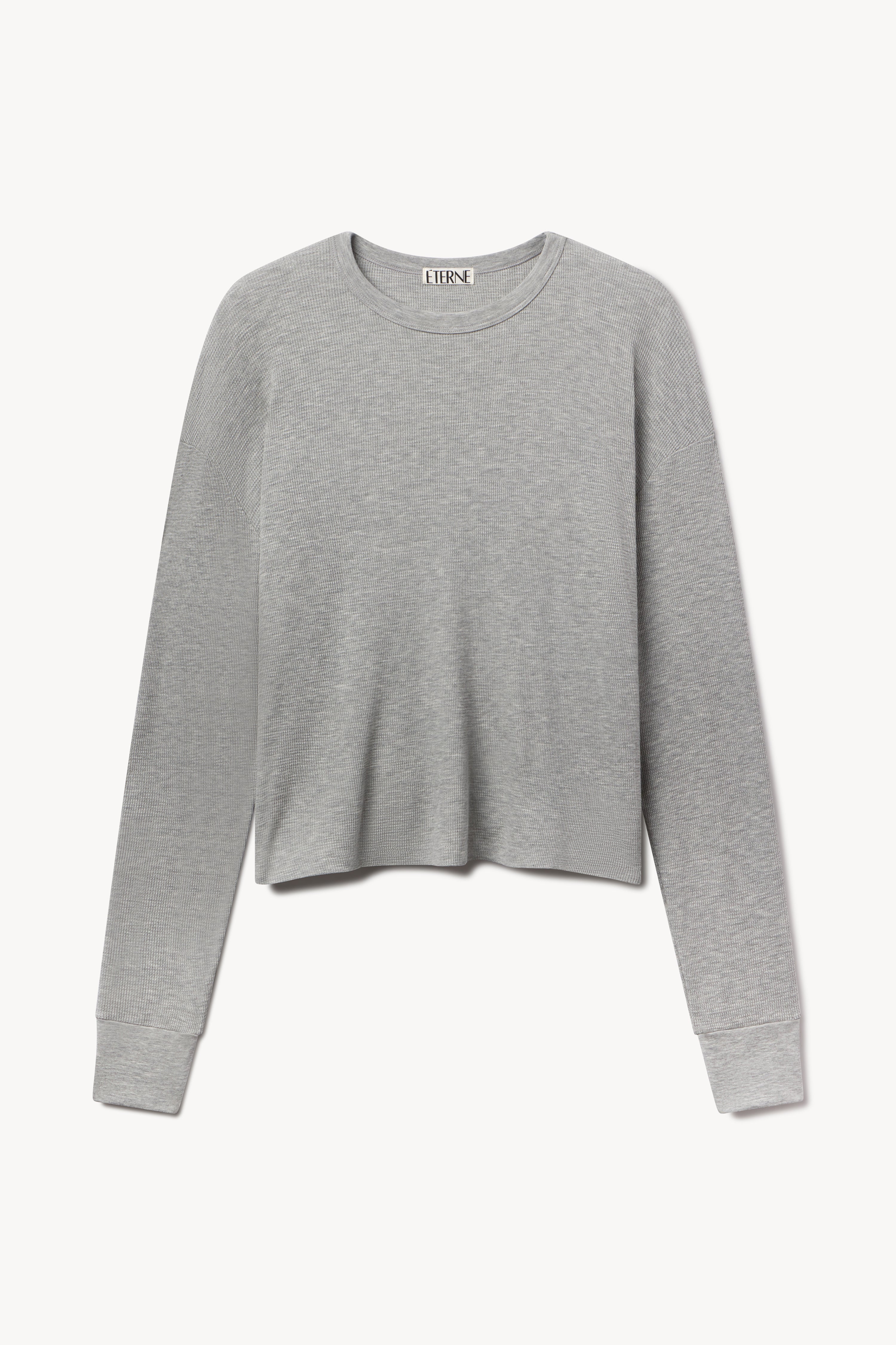 Oversized Thermal Heather Grey